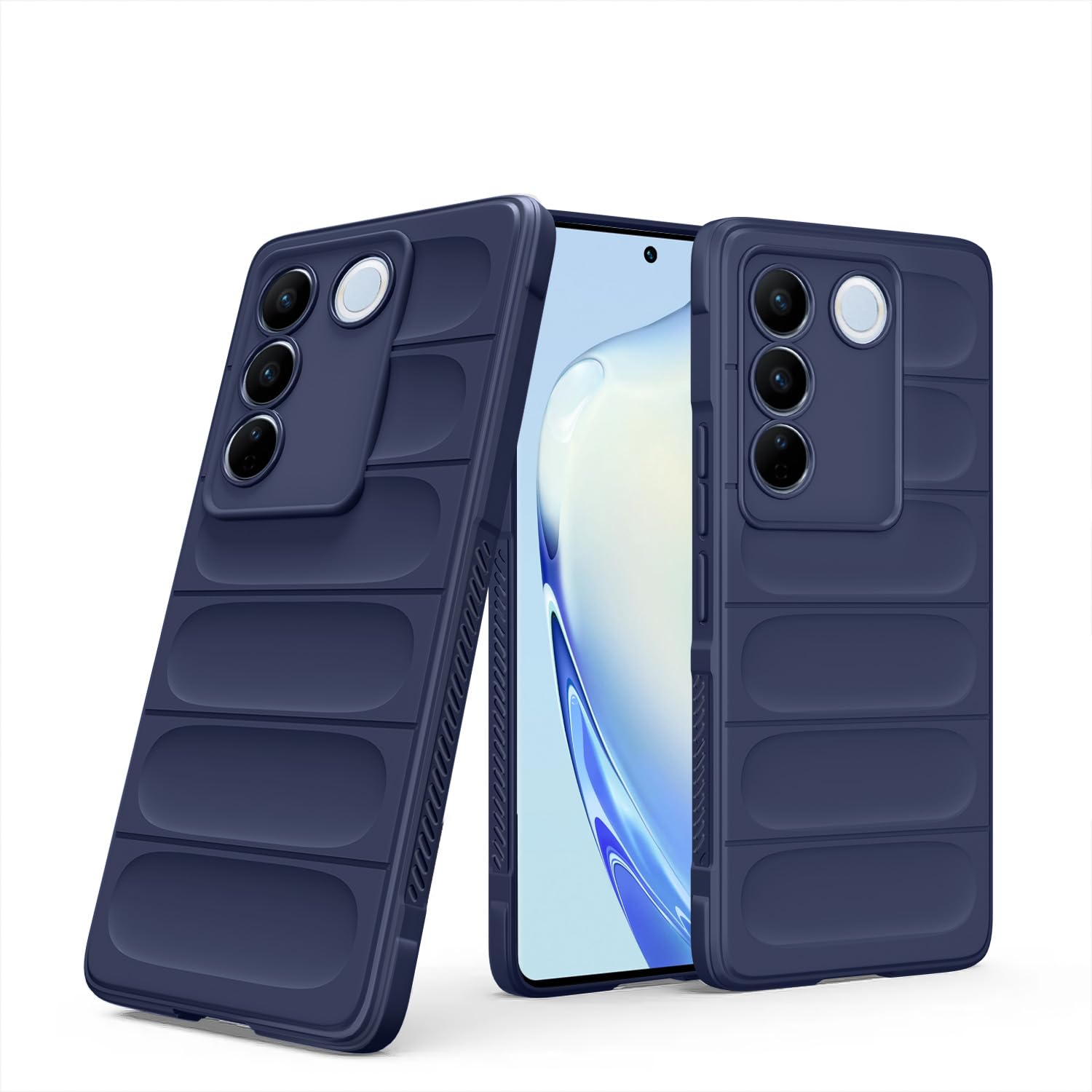 Pikkme blue mobile back cover for Vivo V27/V27 Pro 5G, Vivo V27 Pro/V27/S16