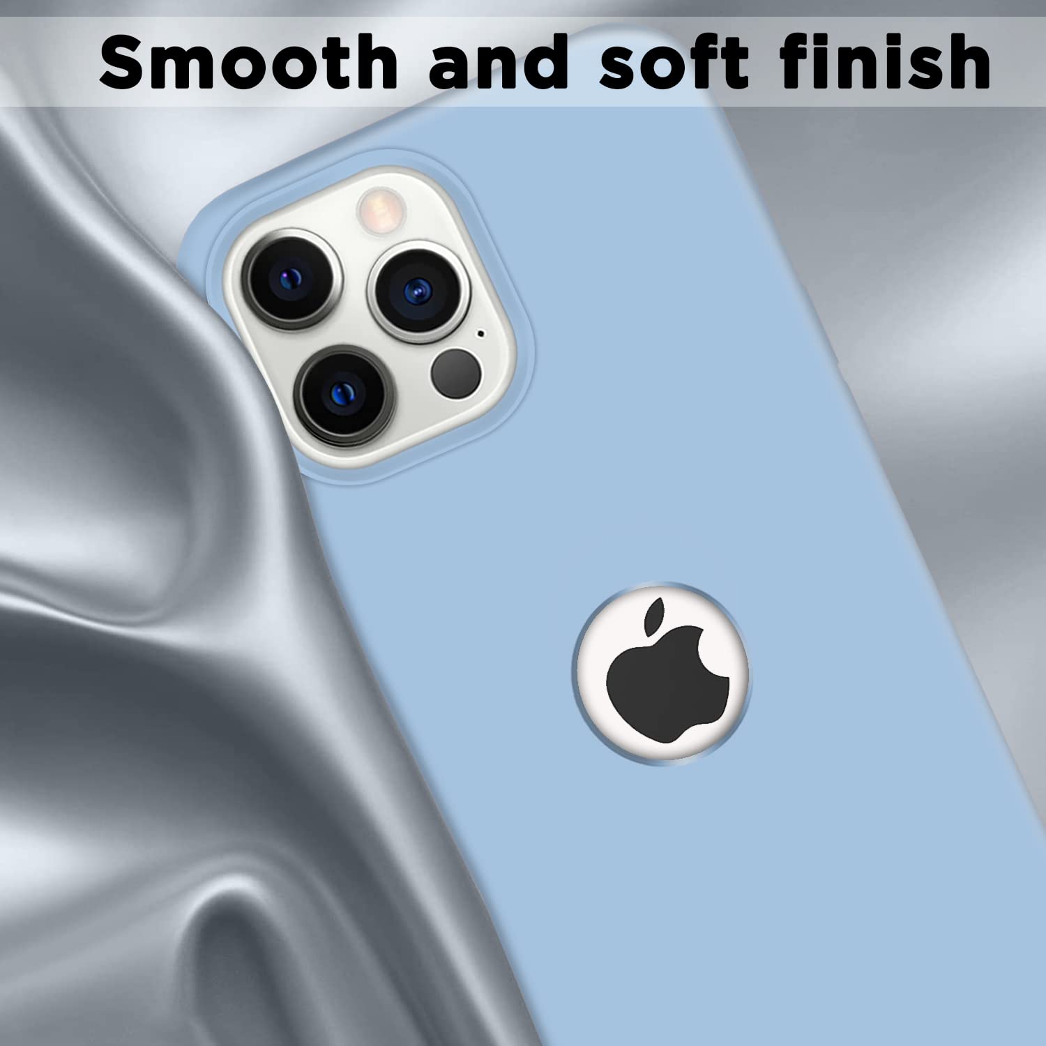 iPhone 14 Pro Soft Silicone mobile back cover in lilac by Pikkme – photo 6