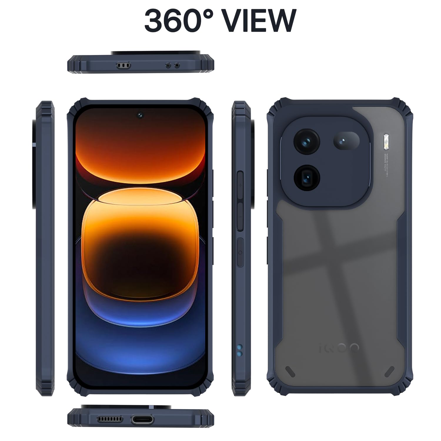 Blue Clear mobile cover for iQOO 12 5G – Pikkme – photo 2