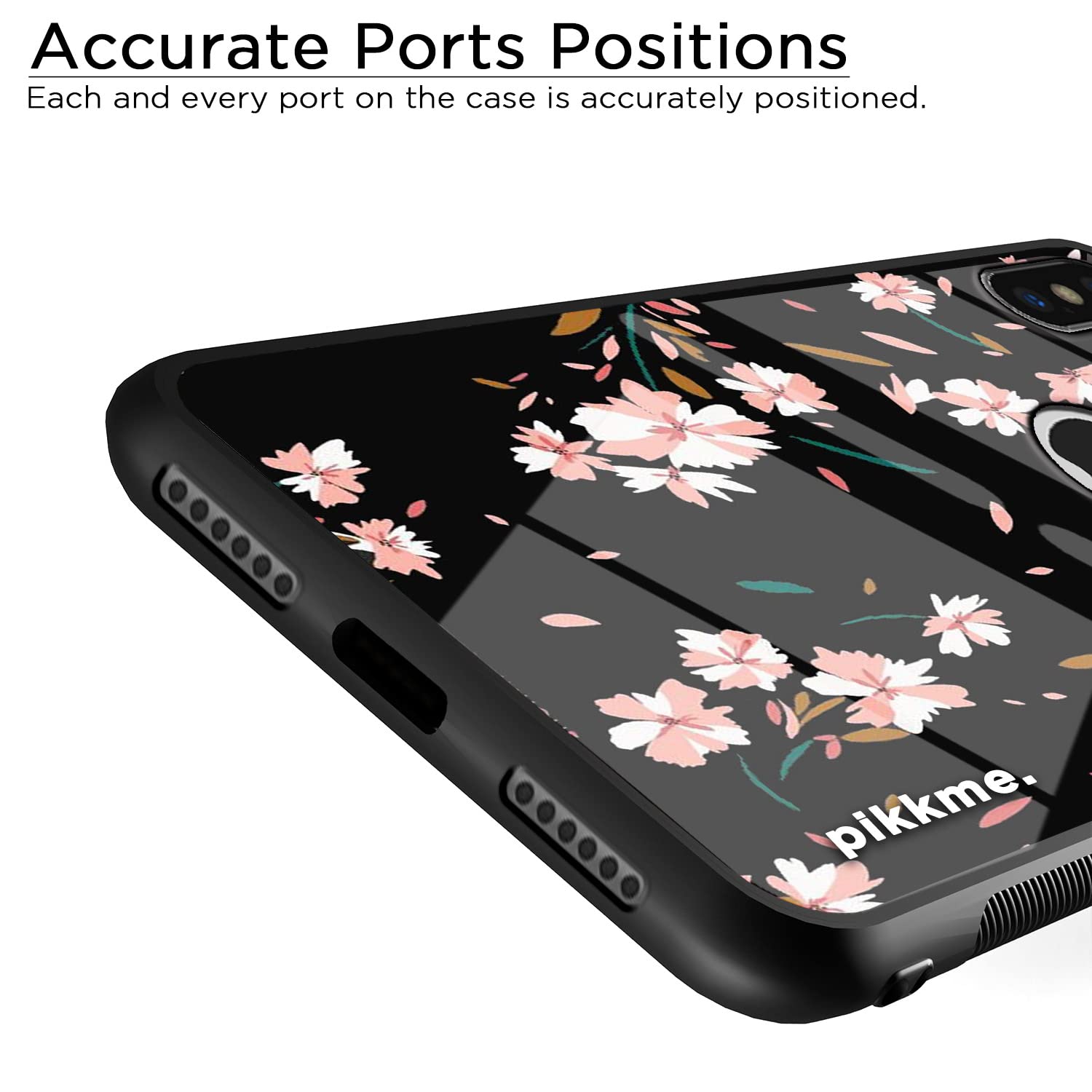 Pikkme iPhone X/XS Flower mobile cover – photo 6