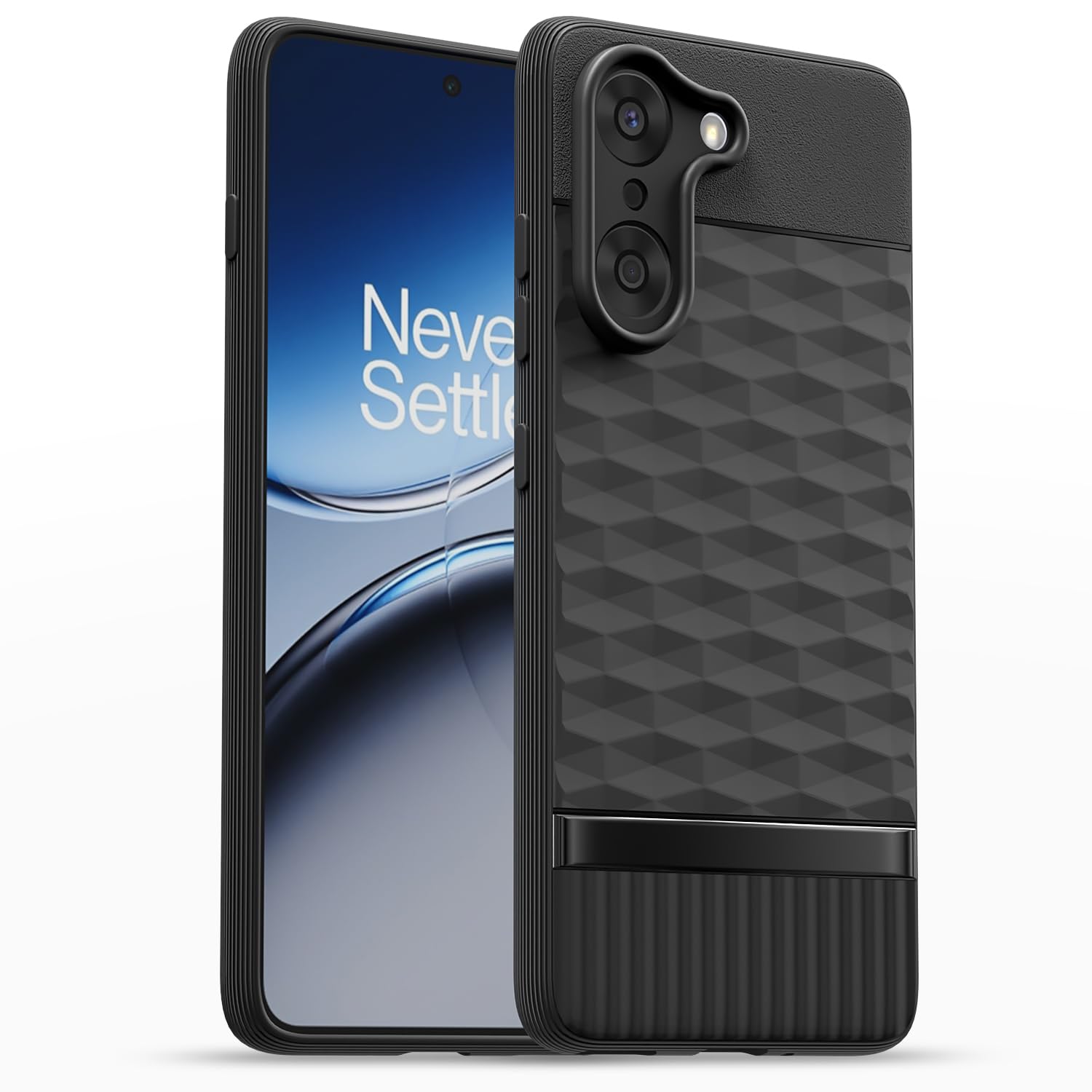 Pikkme OnePlus Nord Ce 5 5G Soft Flexible Shockproof Gencase Back Cover (Black)