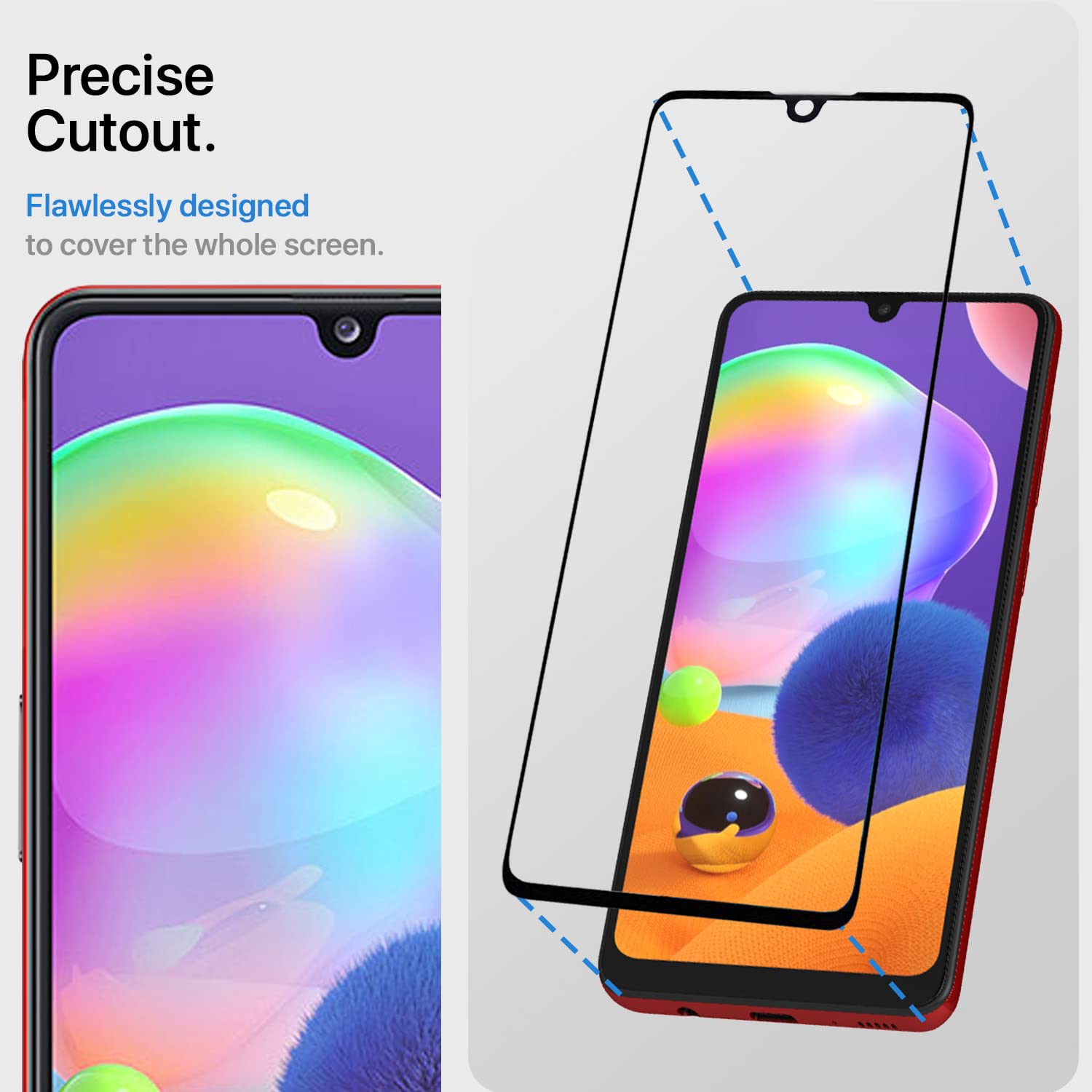 Pikkme Samsung Galaxy A31 Tempered Glass