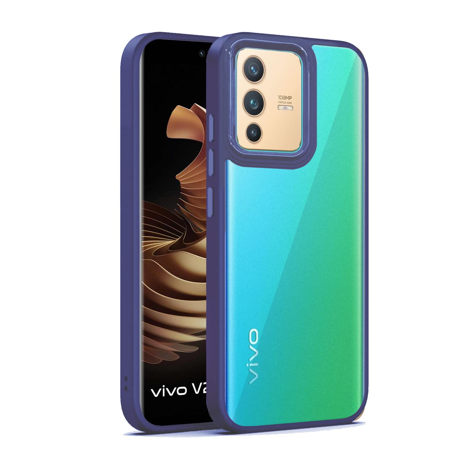 Vivo V23 Pro 5G Chrome phone cover in purple by Pikkme