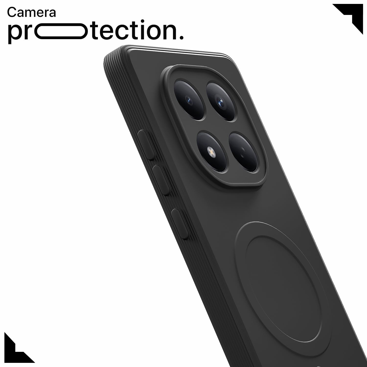 Pikkme black mobile cover for Redmi Note 15 Pro 5G – photo 5