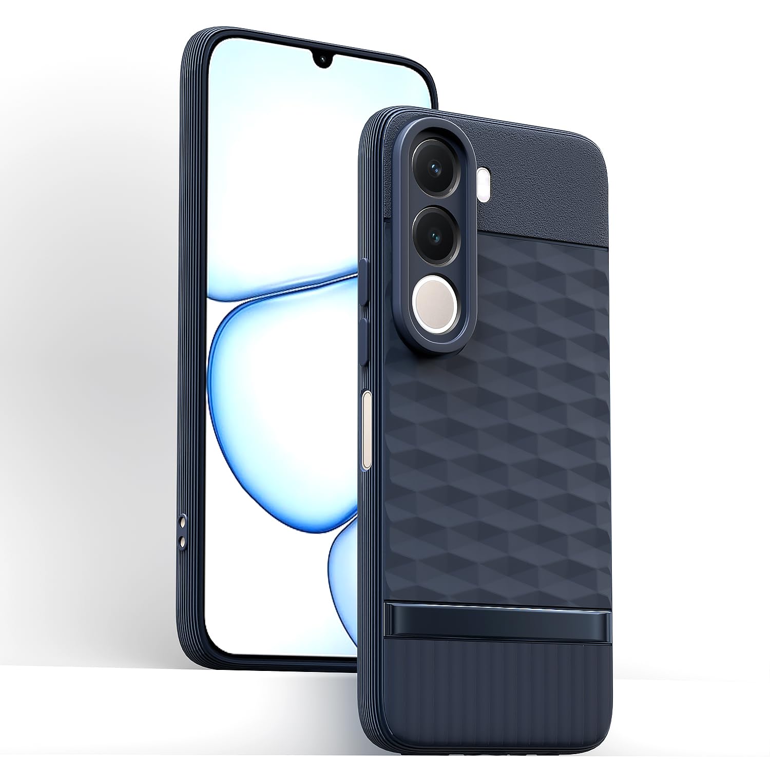 Pikkme blue Silicone mobile back cover for Realme C100x – photo 2