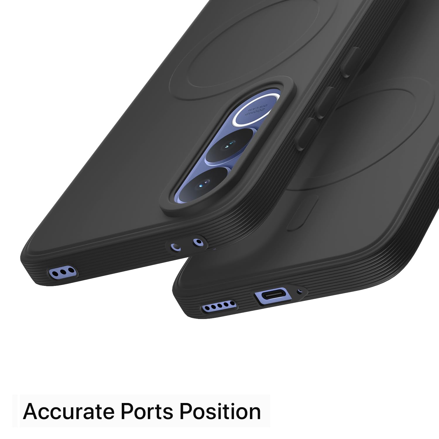 Pikkme Vivo V70 FE 5G black phone cover – photo 4