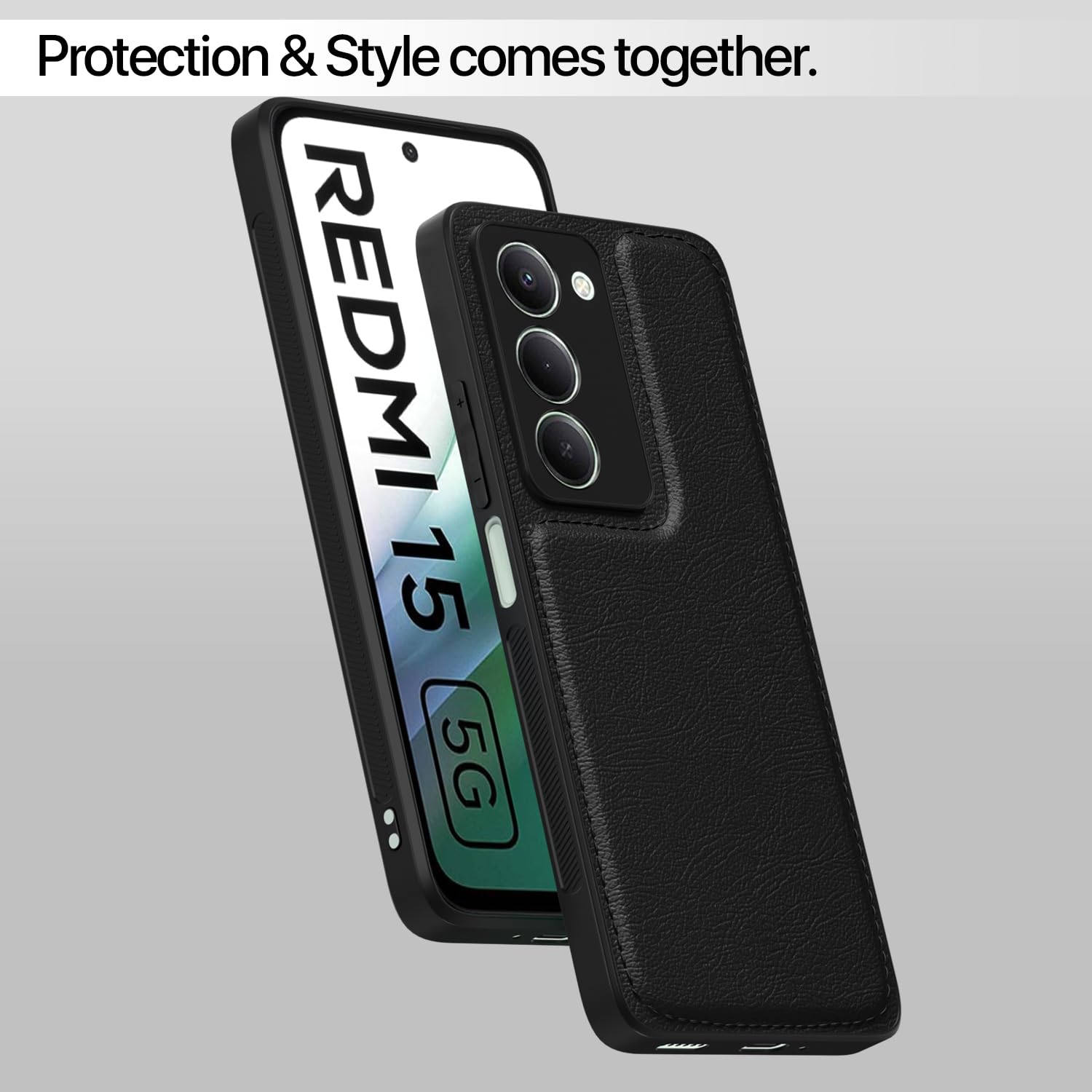 Pikkme black phone cover for Redmi 15 5G – photo 7
