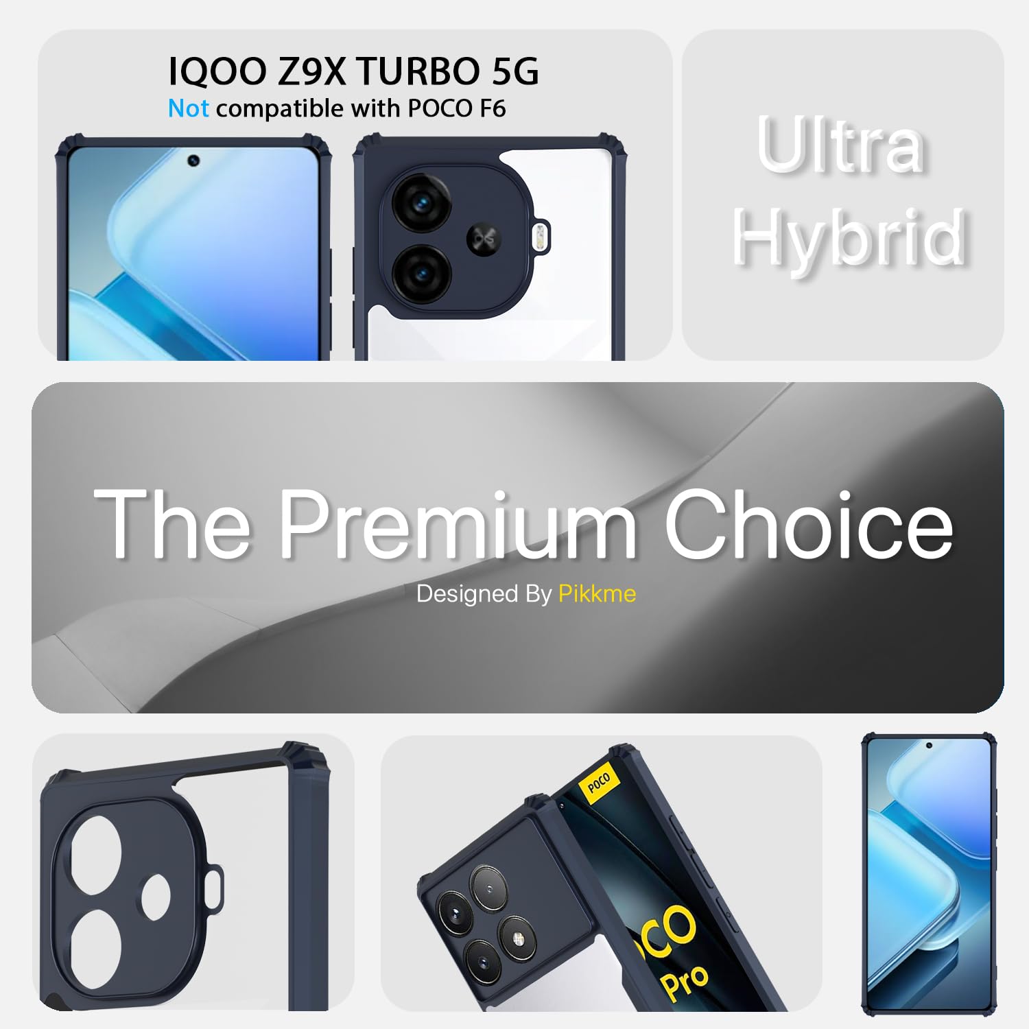 Pikkme Vivo Y200 GT 5G Clear blue back cover – photo 3