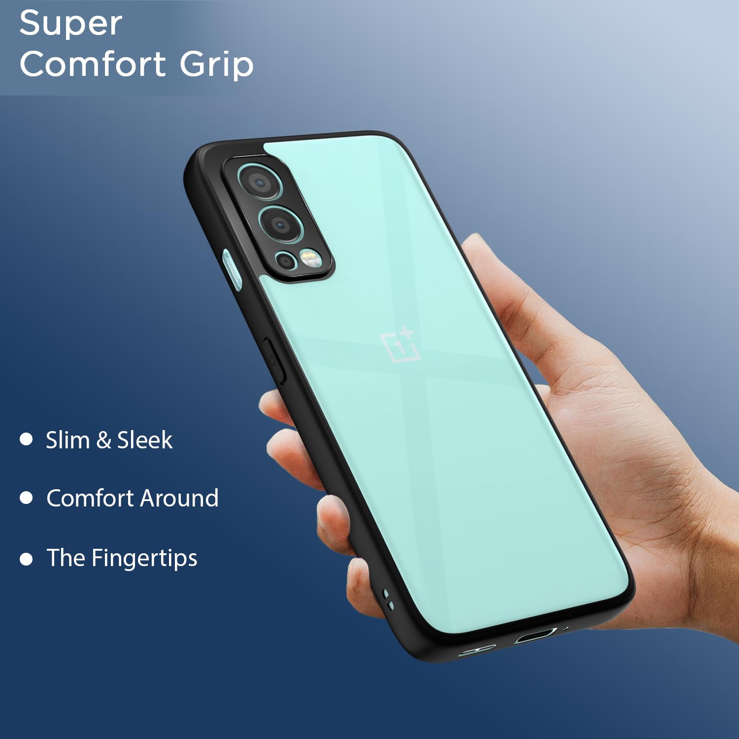 Black Hybrid mobile cover for OnePlus Nord 2 5G – Pikkme – photo 6