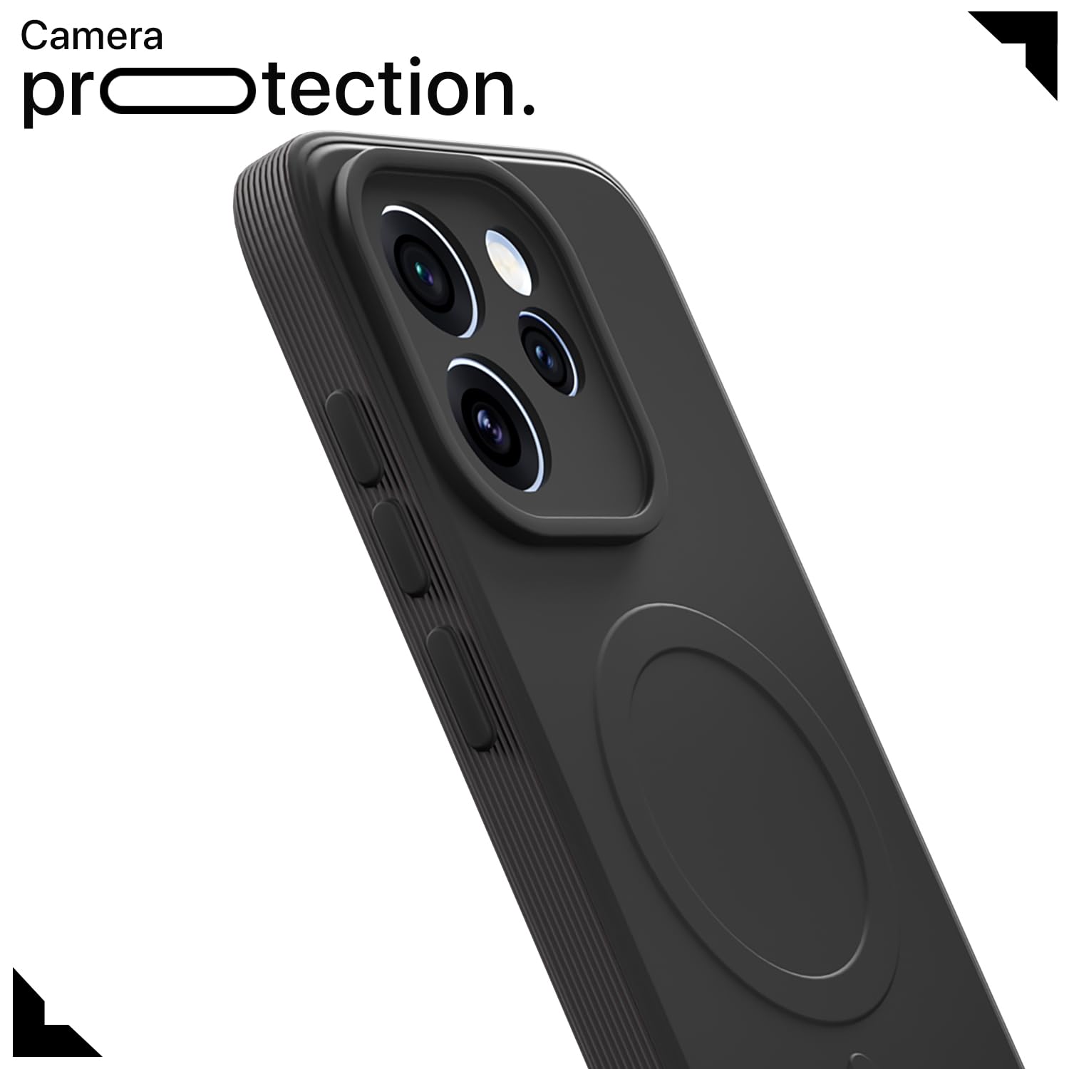 Pikkme black back cover for Oppo Reno 15 Pro 5G – photo 5