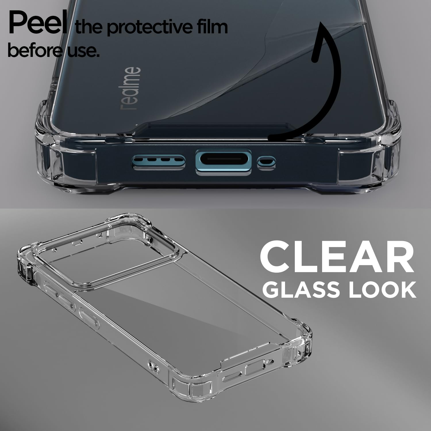 Pikkme Realme P4 Pro 5G Clear transparent back cover – photo 3