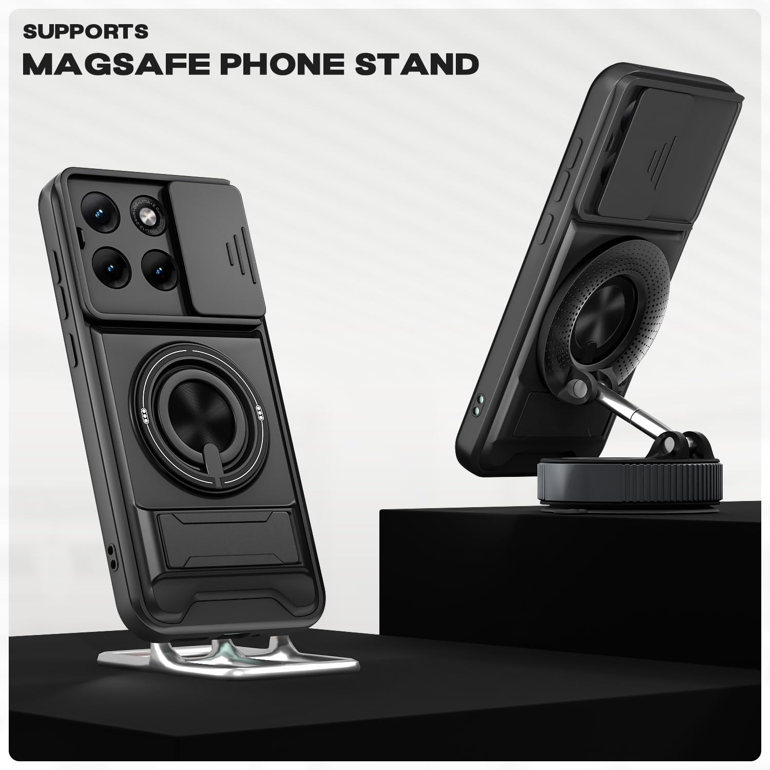 Pikkme black phone cover for Moto Edge 70 Fusion 5G – photo 5