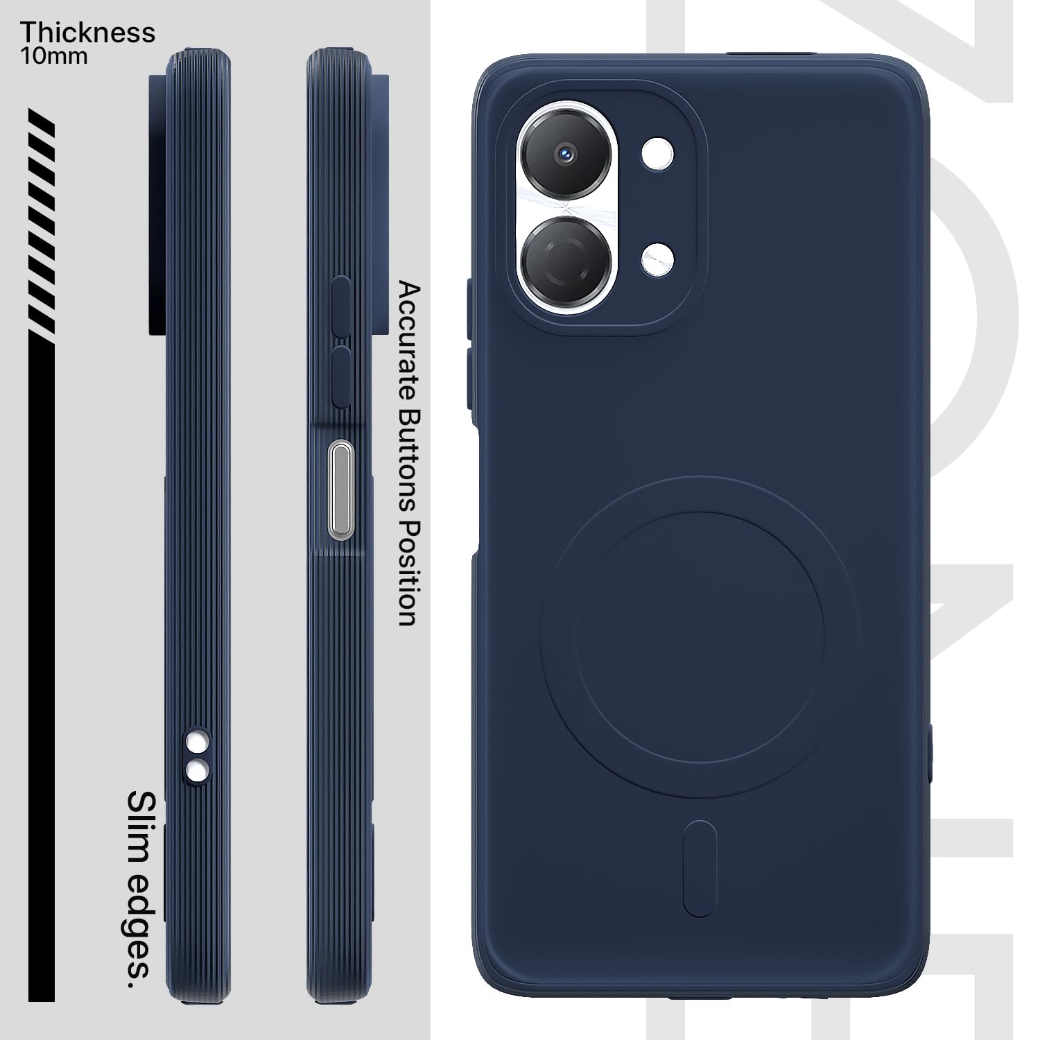 Blue mobile cover for Tecno Spark Go 3 – Pikkme – photo 3