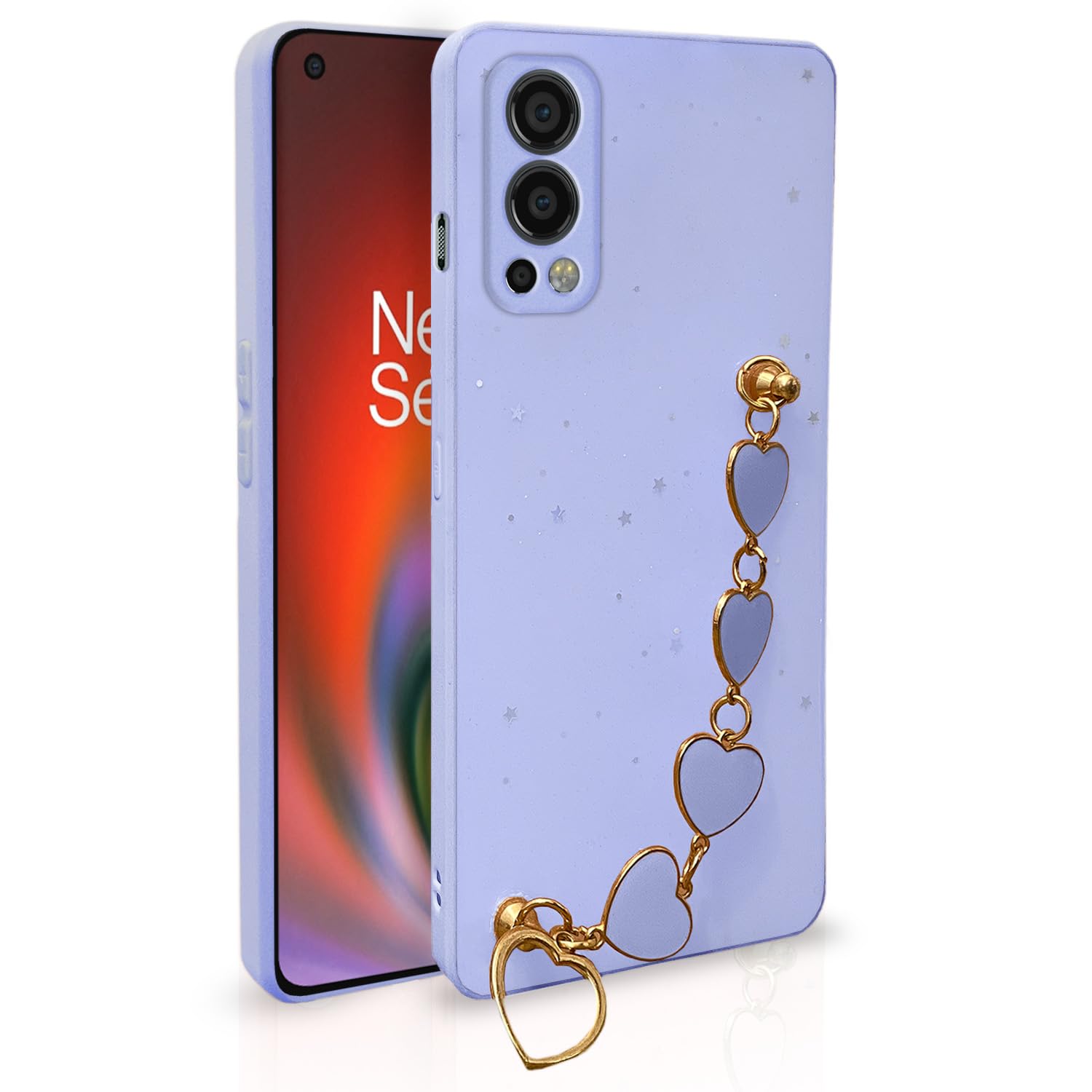 OnePlus Nord 2 5G Chain mobile back cover in purple by Pikkme