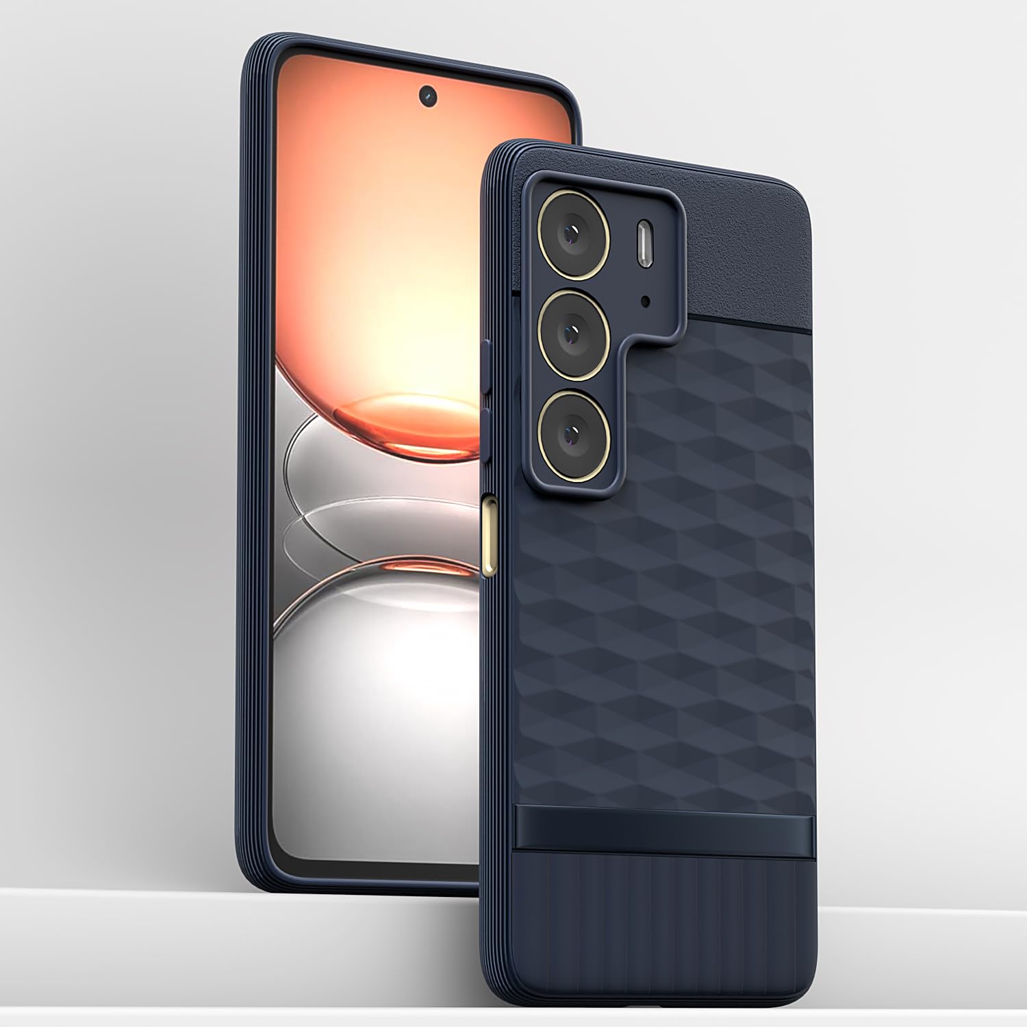 Pikkme Realme C75 Gencase Back Cover (Blue)