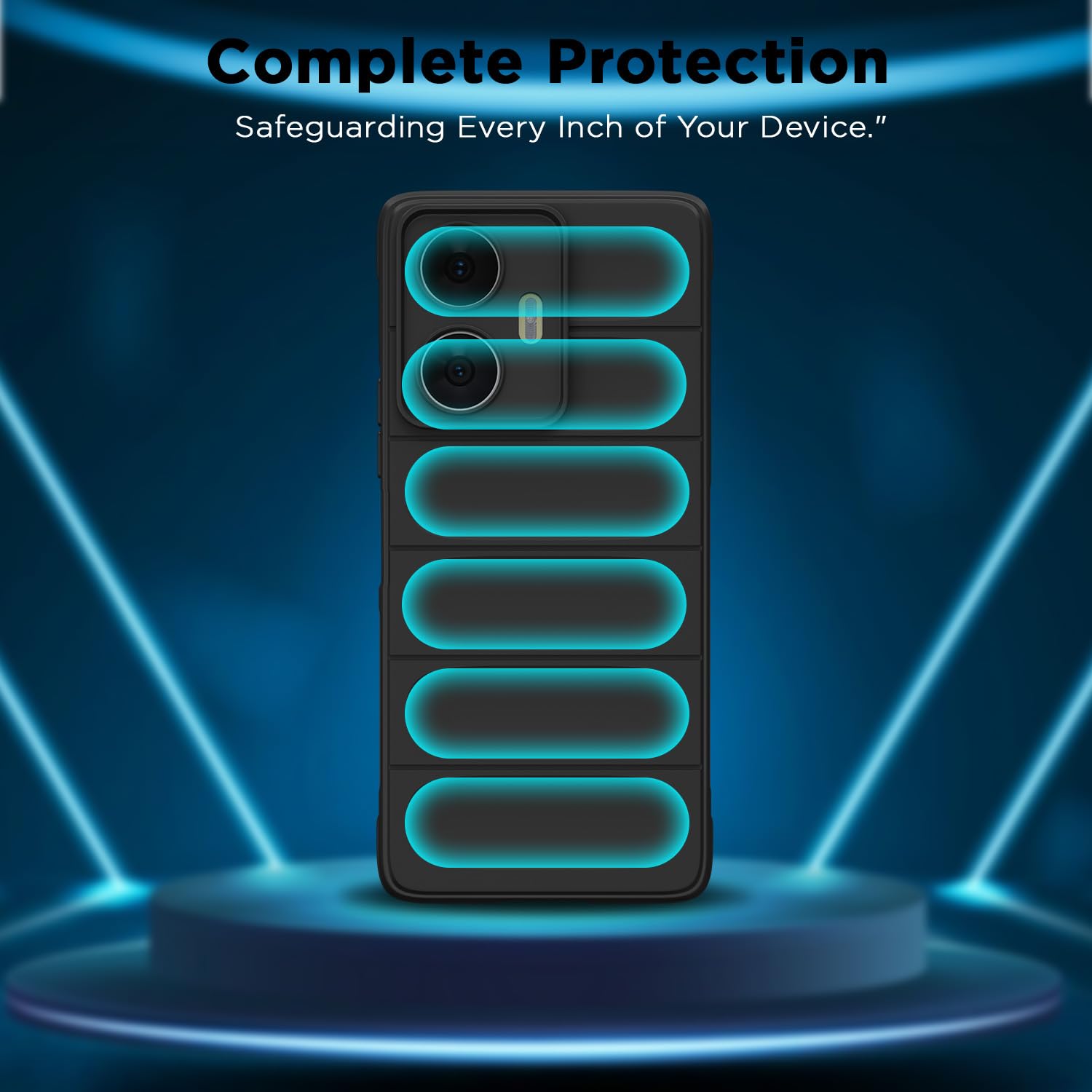 Pikkme black Liquid Silicone mobile cover for Realme C55/Narzo N55 – photo 2