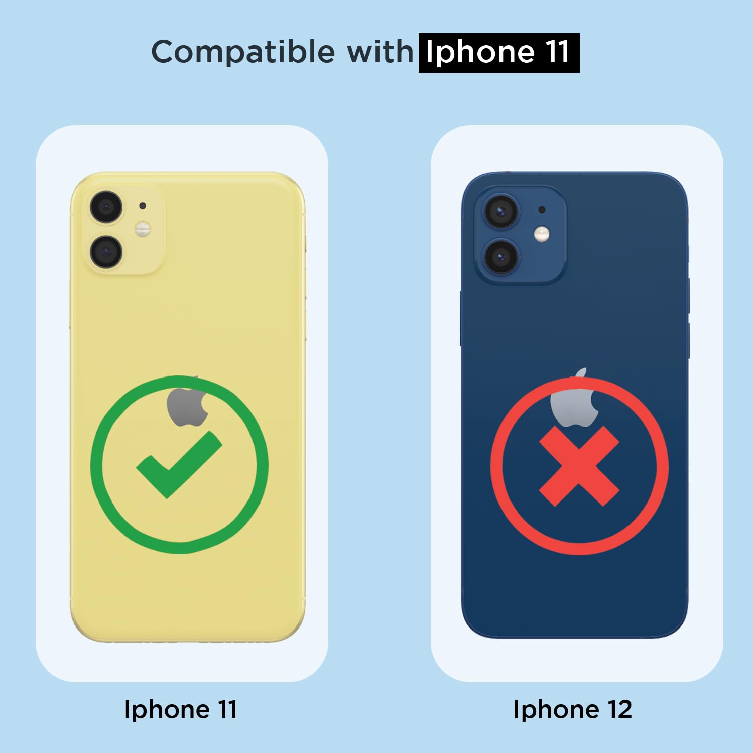 Pikkme transparent mag-safe MagSafe phone cover for iPhone 11 – photo 4