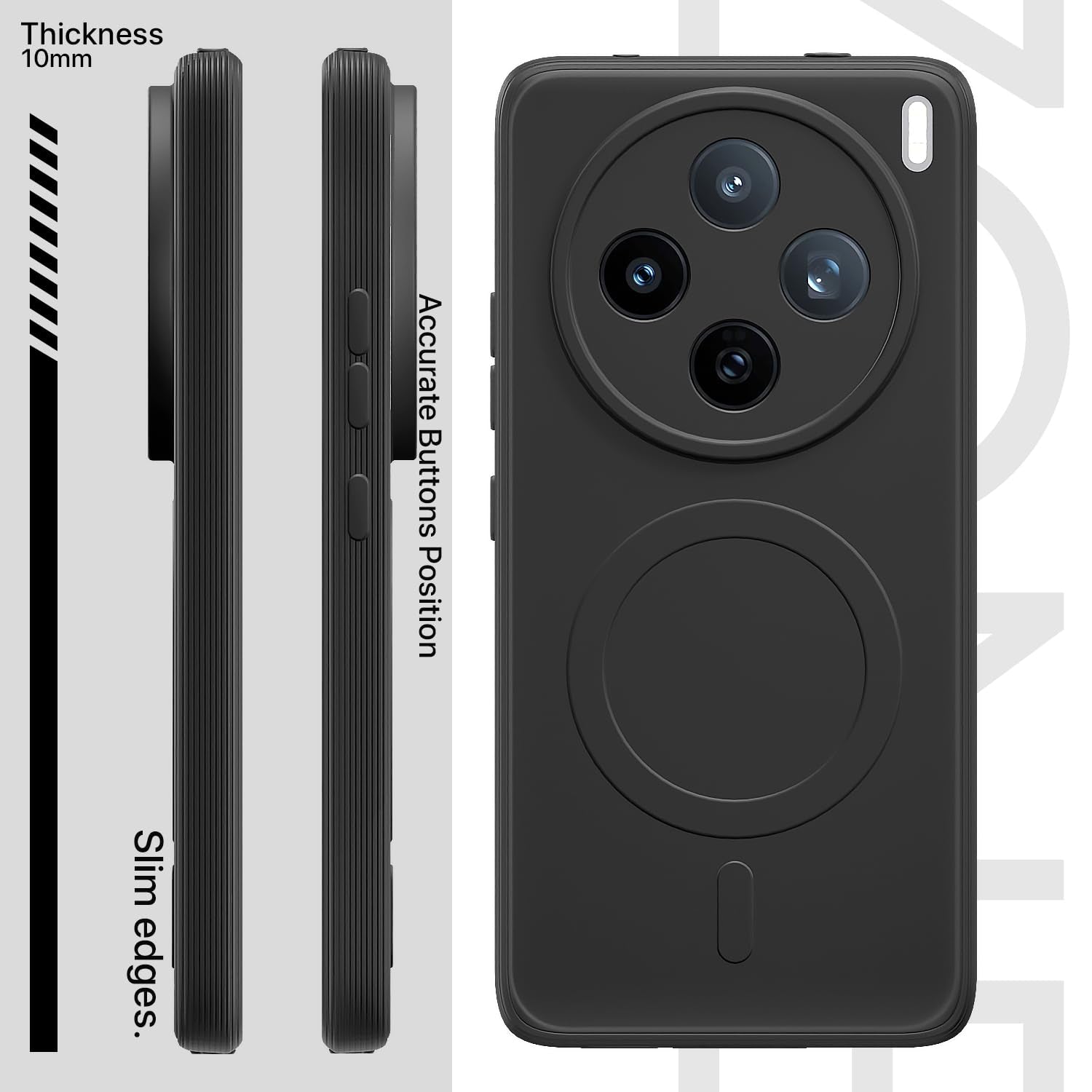 Pikkme Vivo X200T 5G black phone cover – photo 3