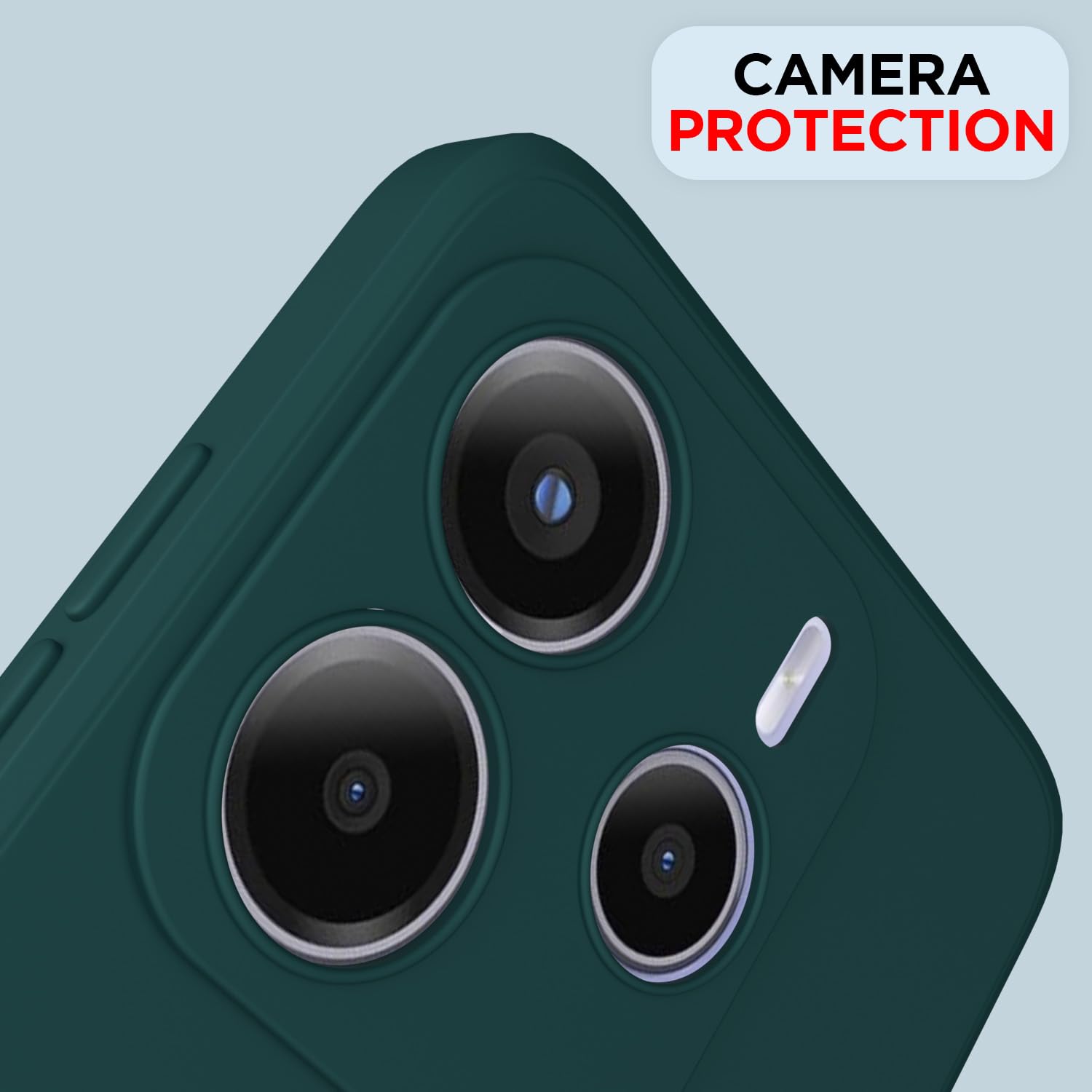 Redmi Note 14 5G Matte mobile back cover in green by Pikkme – photo 5