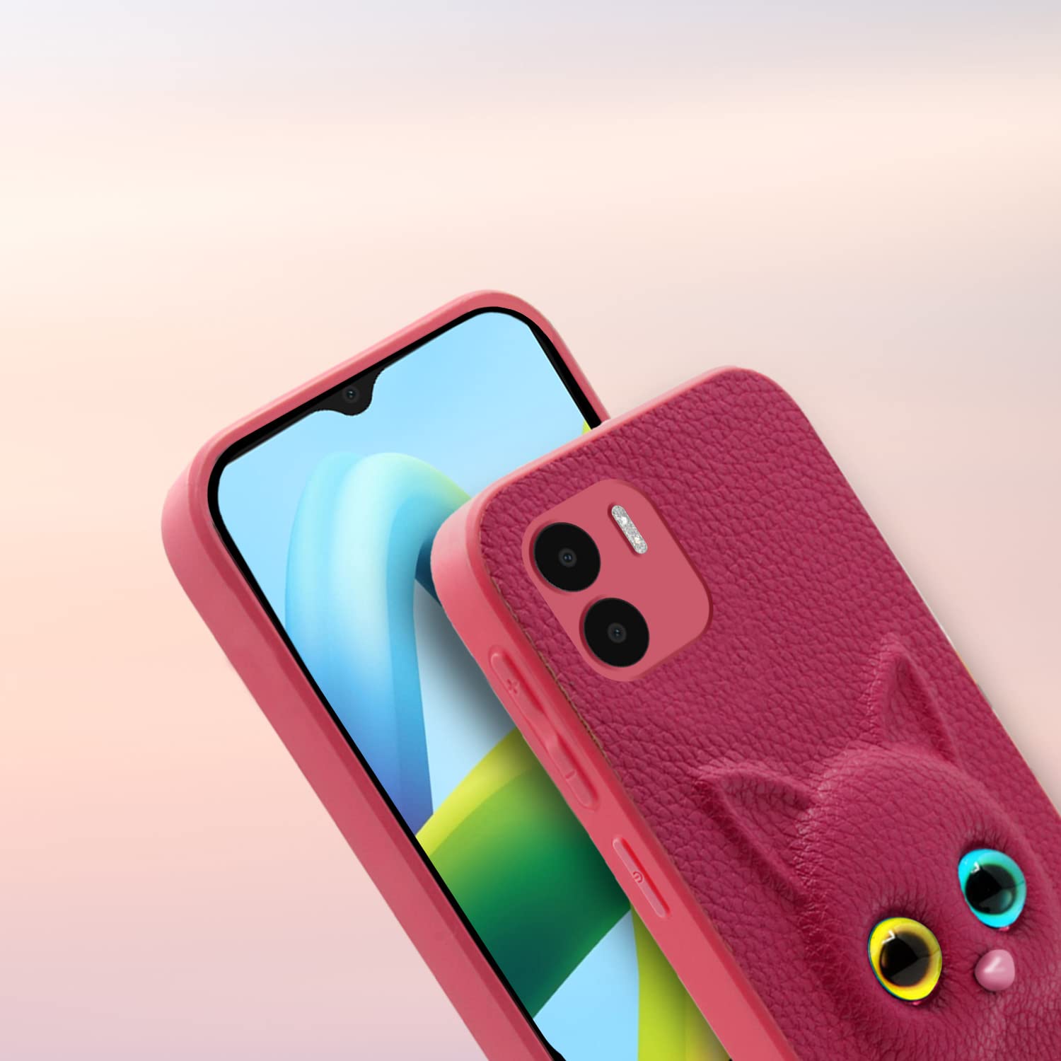 Pikkme Redmi A1/A2 pink back cover – photo 7