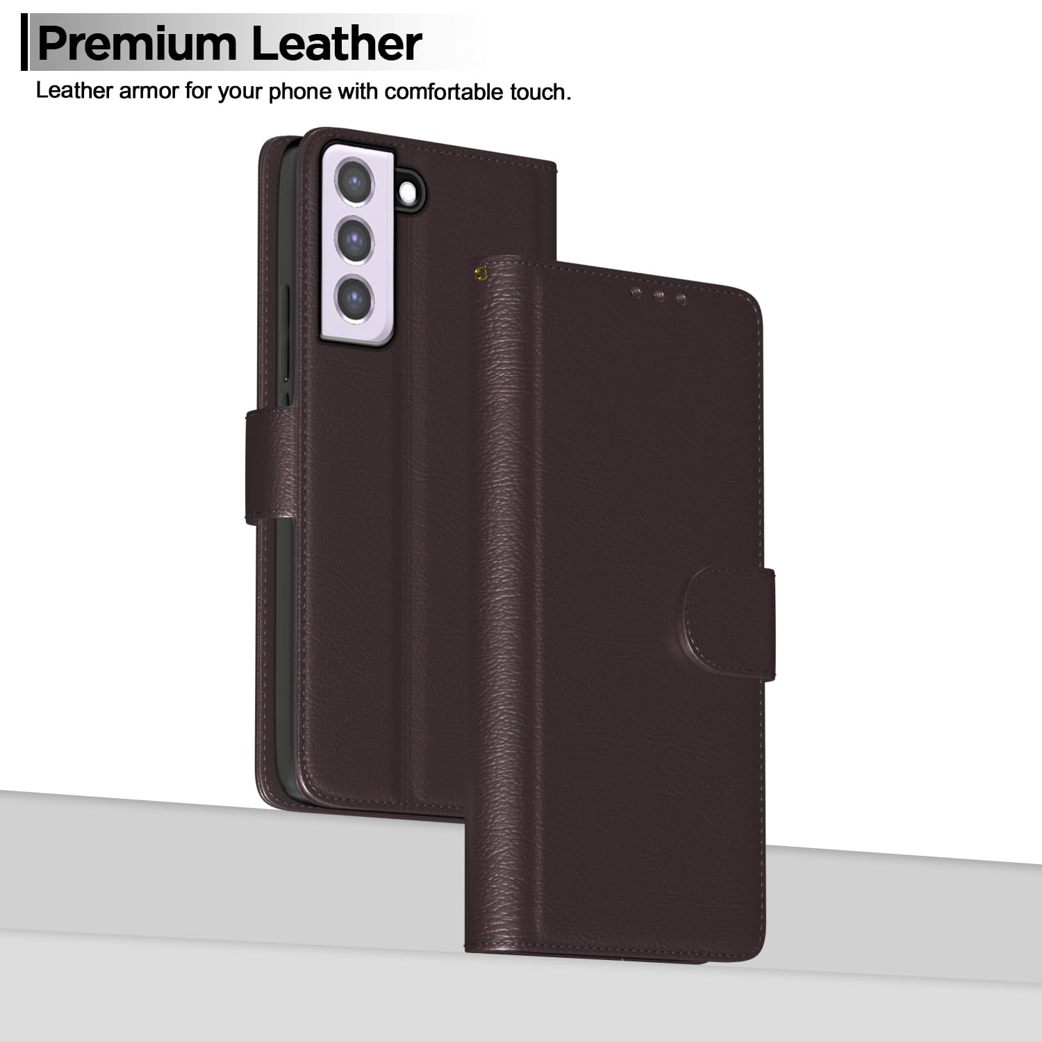 Pikkme Samsung S21 FE 5G coffee mobile flip cover – photo 2