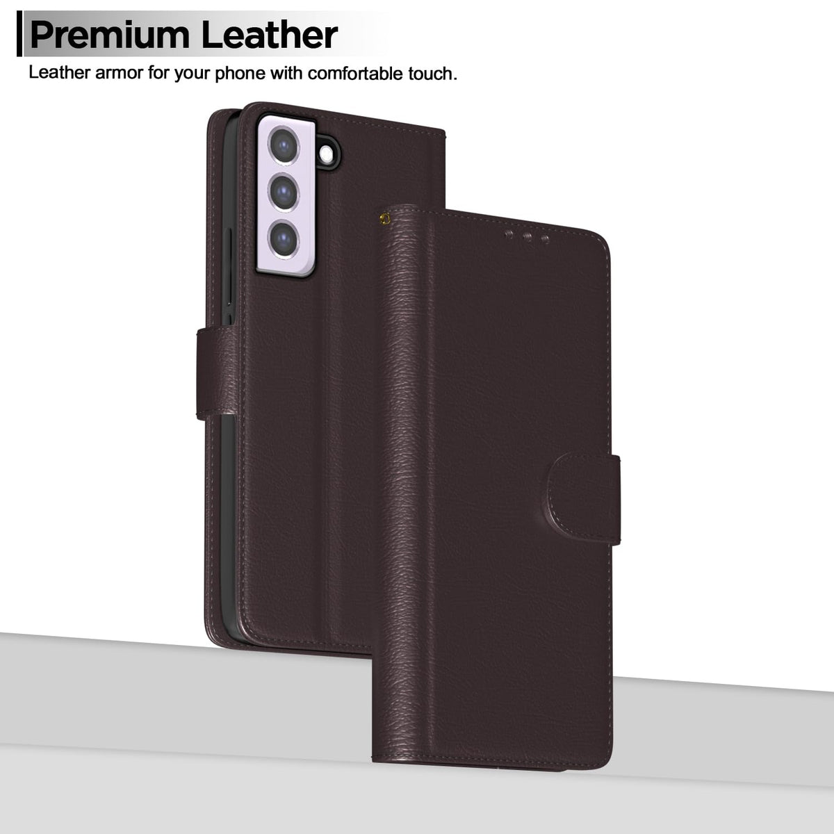 Pikkme Samsung S21 FE 5G coffee mobile flip cover – photo 2