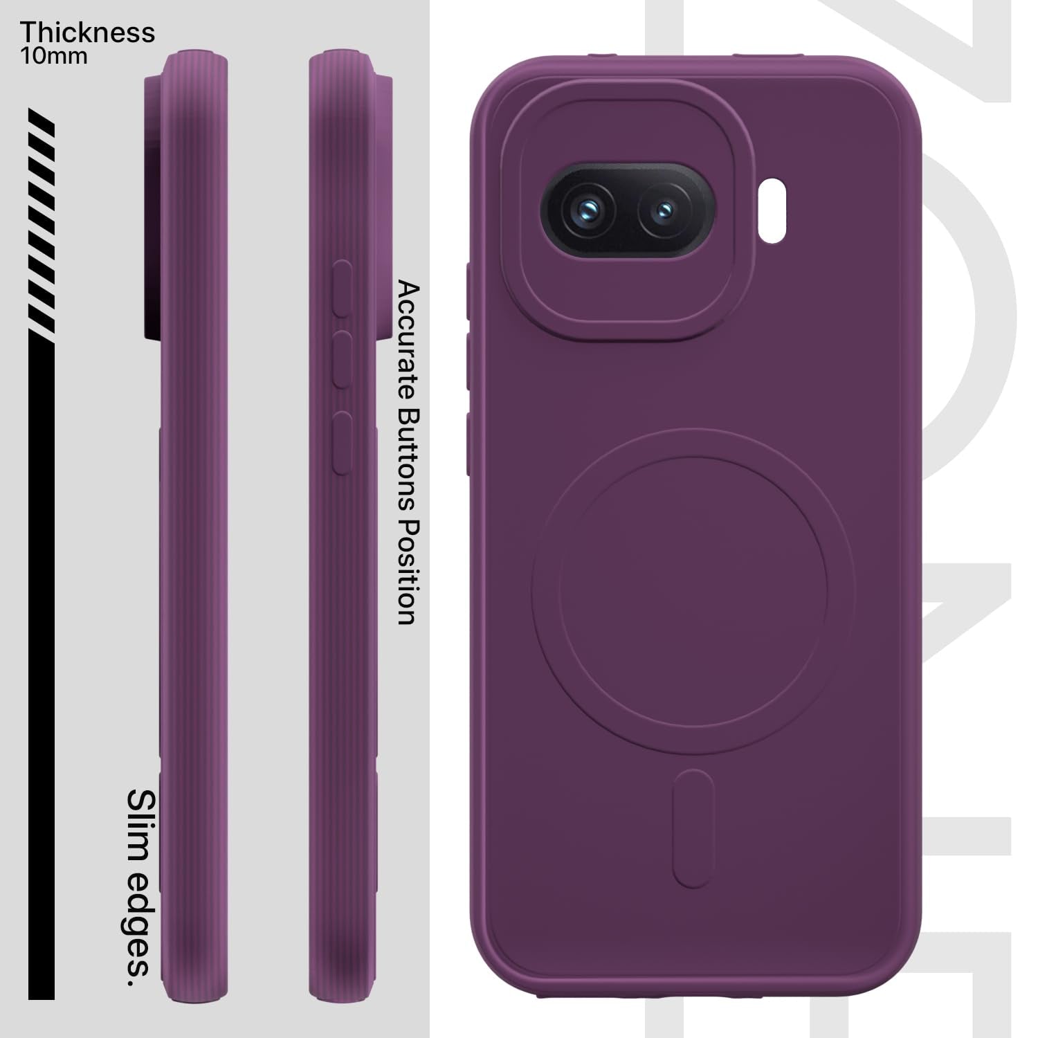 Pikkme purple MagSafe mobile back cover for iQOO 15R 5G – photo 3