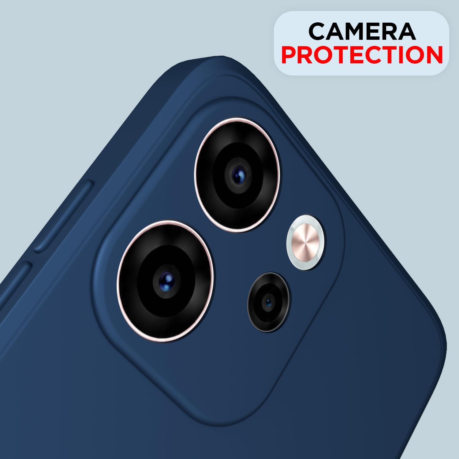Pikkme Oppo Reno 15F 5G Matte blue back cover – photo 5