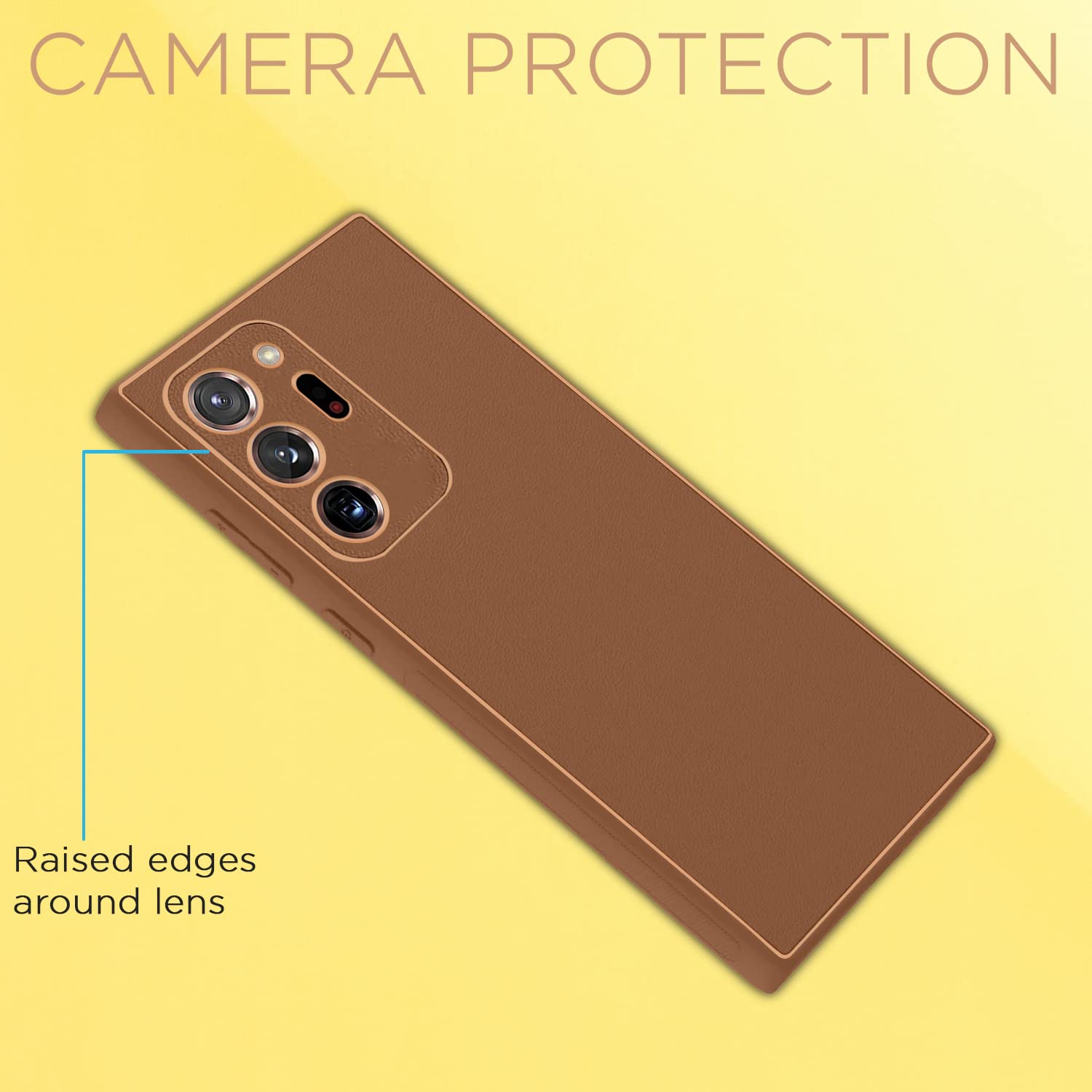 Samsung Note 20 Ultra 5G Chrome mobile cover in brown by Pikkme – photo 6
