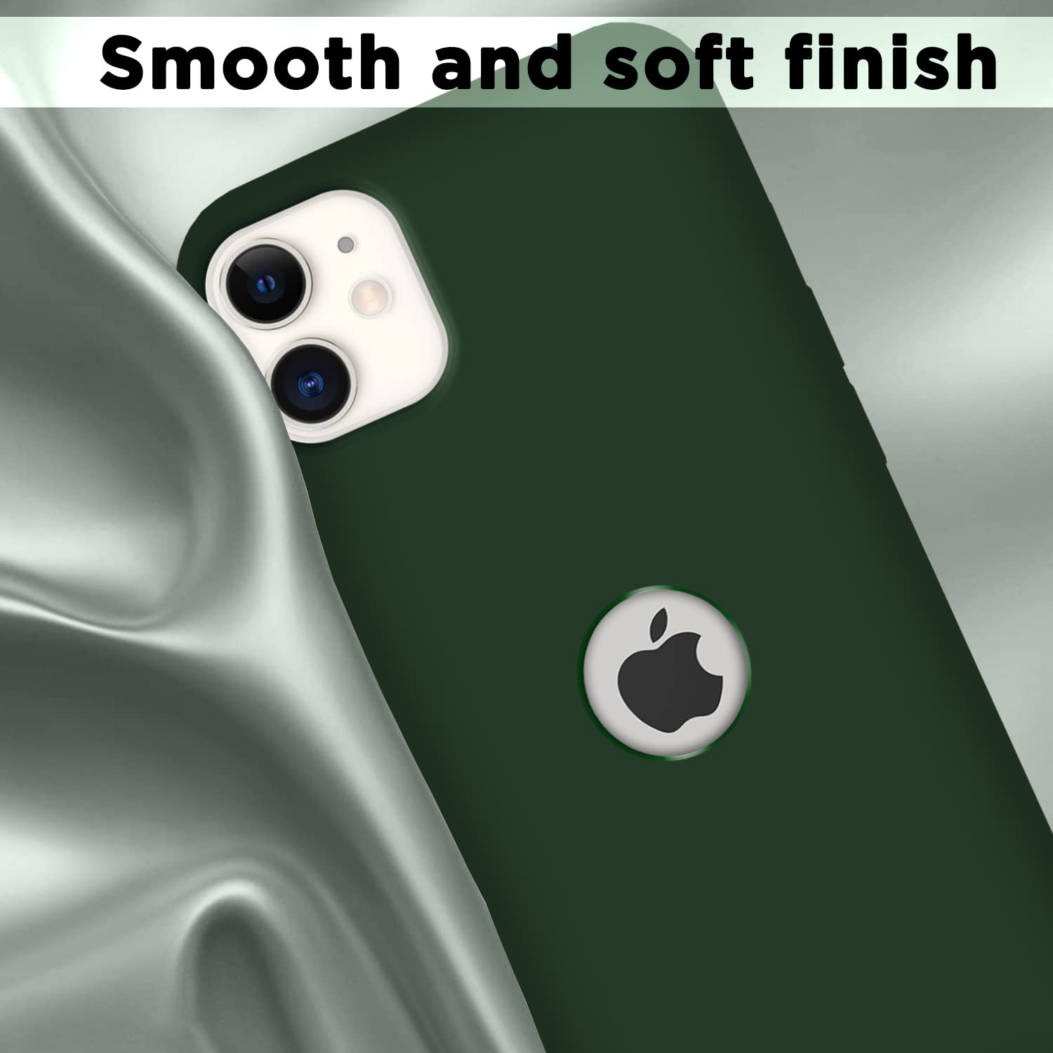 Pikkme iPhone 11 Silicone Back Cover (Green)