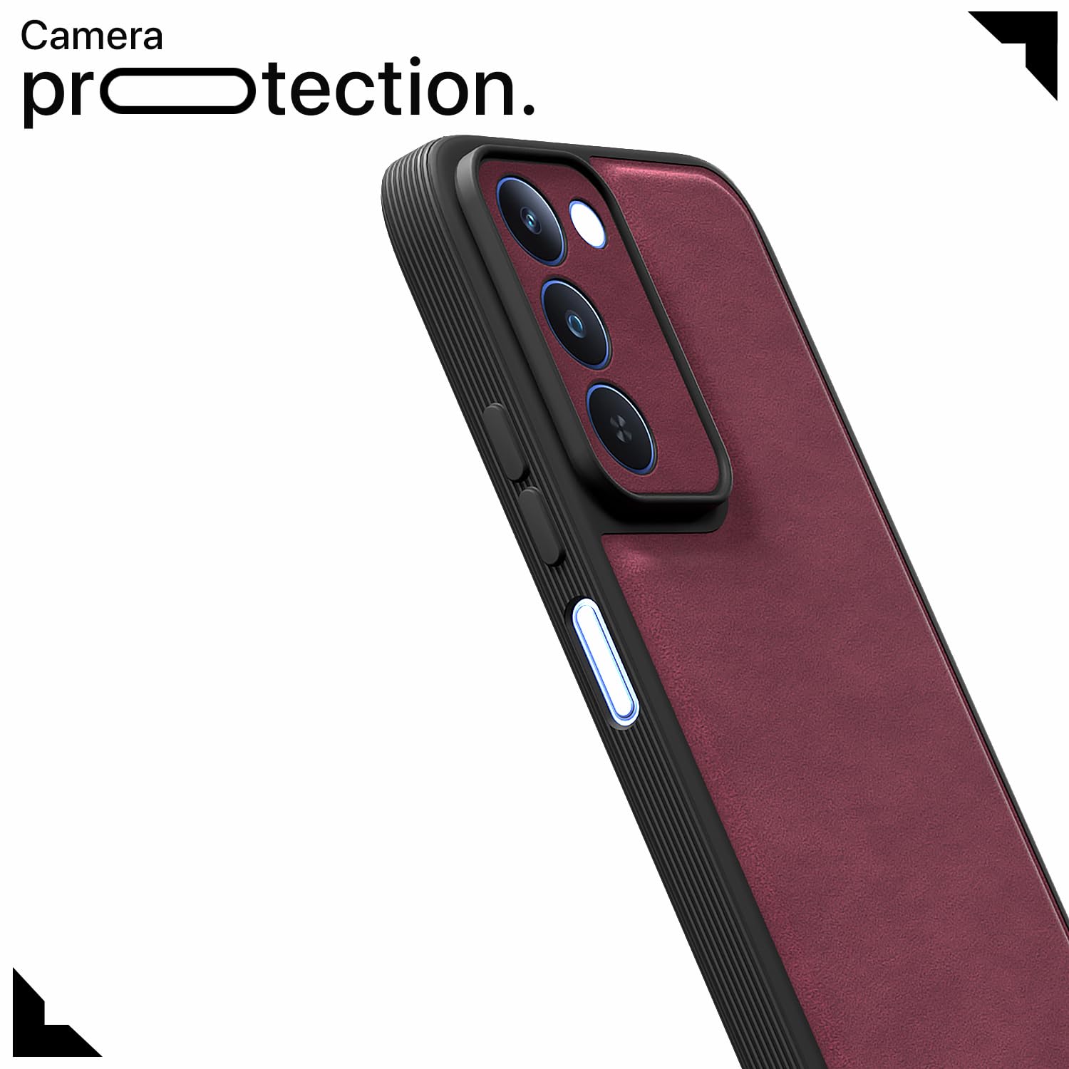 Pikkme Realme P4 Lite 5G Leather purple back cover – photo 5