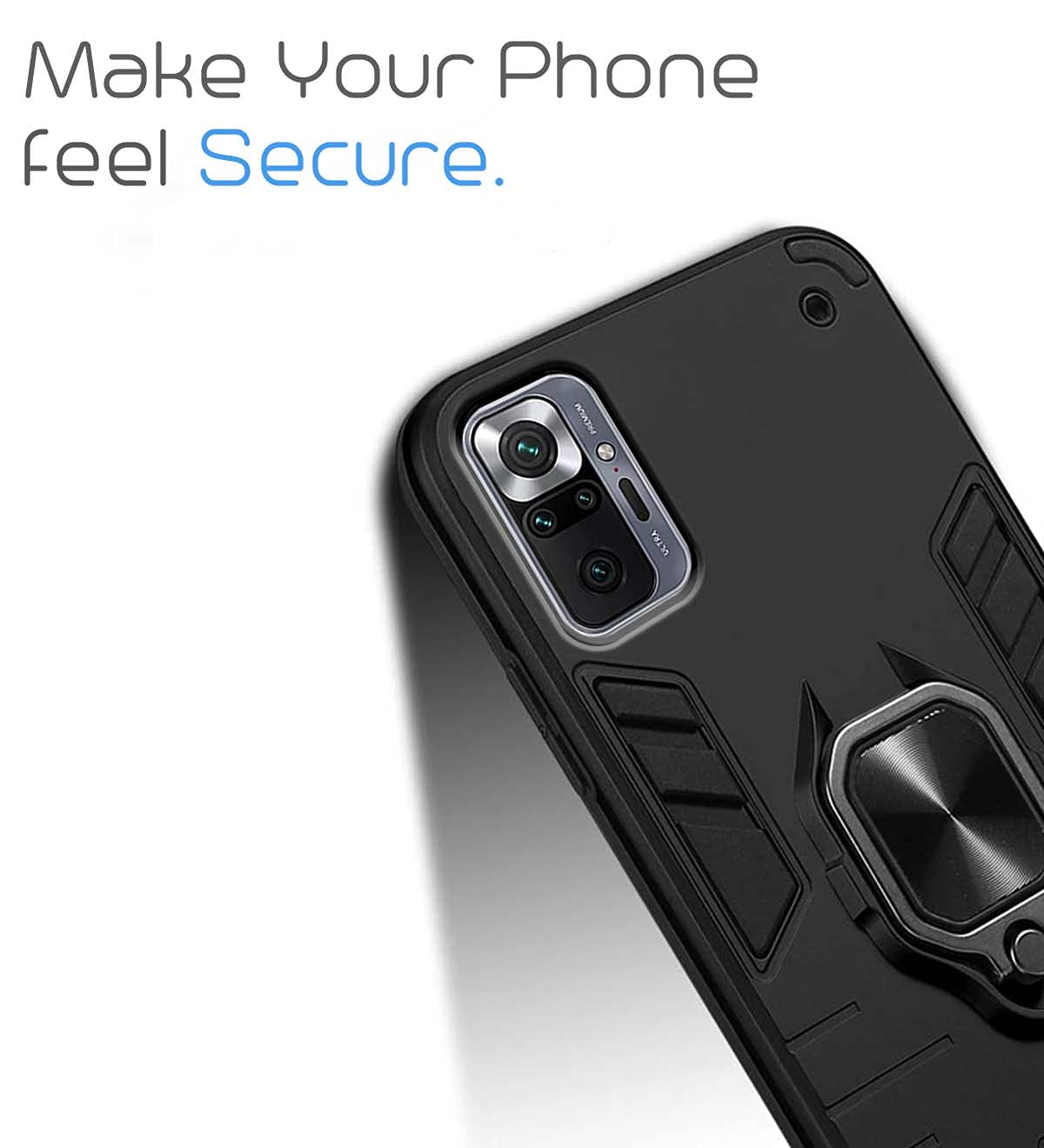 Pikkme black D5 Tough Armor mobile back cover for Samsung Note 10 Pro – photo 6