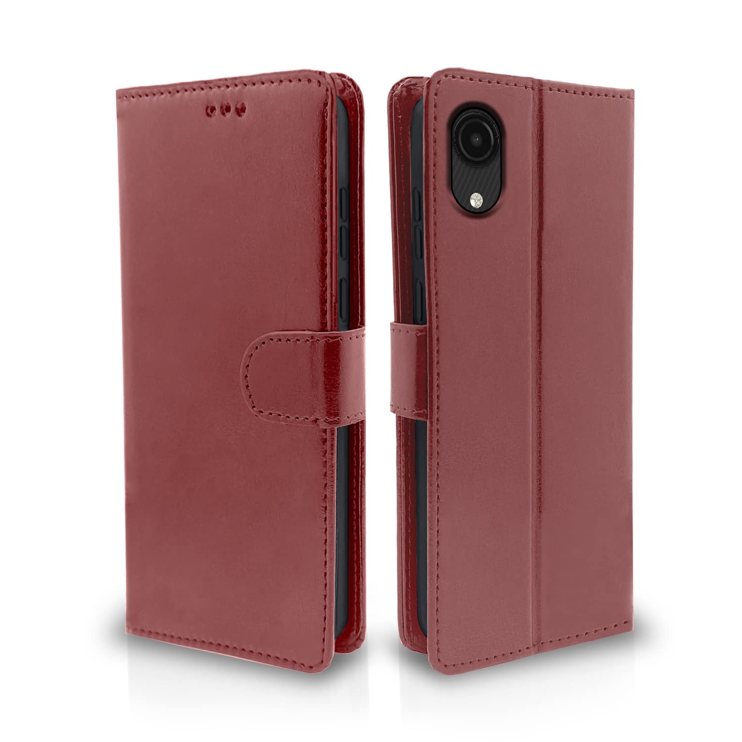 Samsung Galaxy A03 Core Vintage Flip Cover Cover Core - Brown