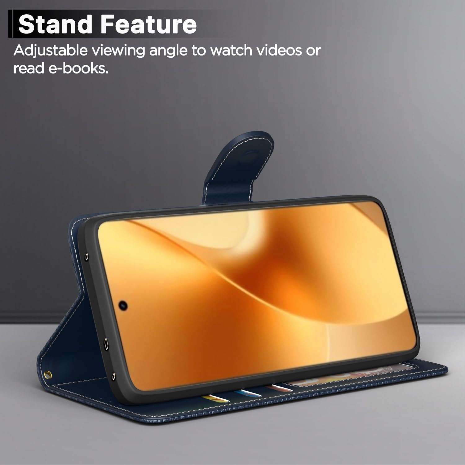 Pikkme blue flip case for Realme 16 Pro Plus 5G – photo 3
