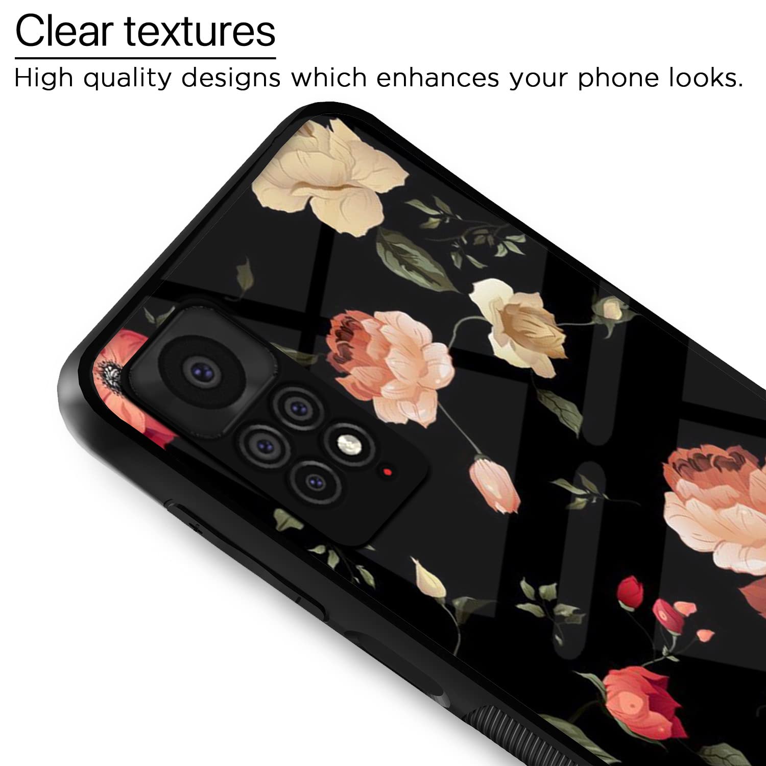 Redmi Note 11 Pro/Note 11 Pro Plus 5G Flower back cover by Pikkme – photo 4