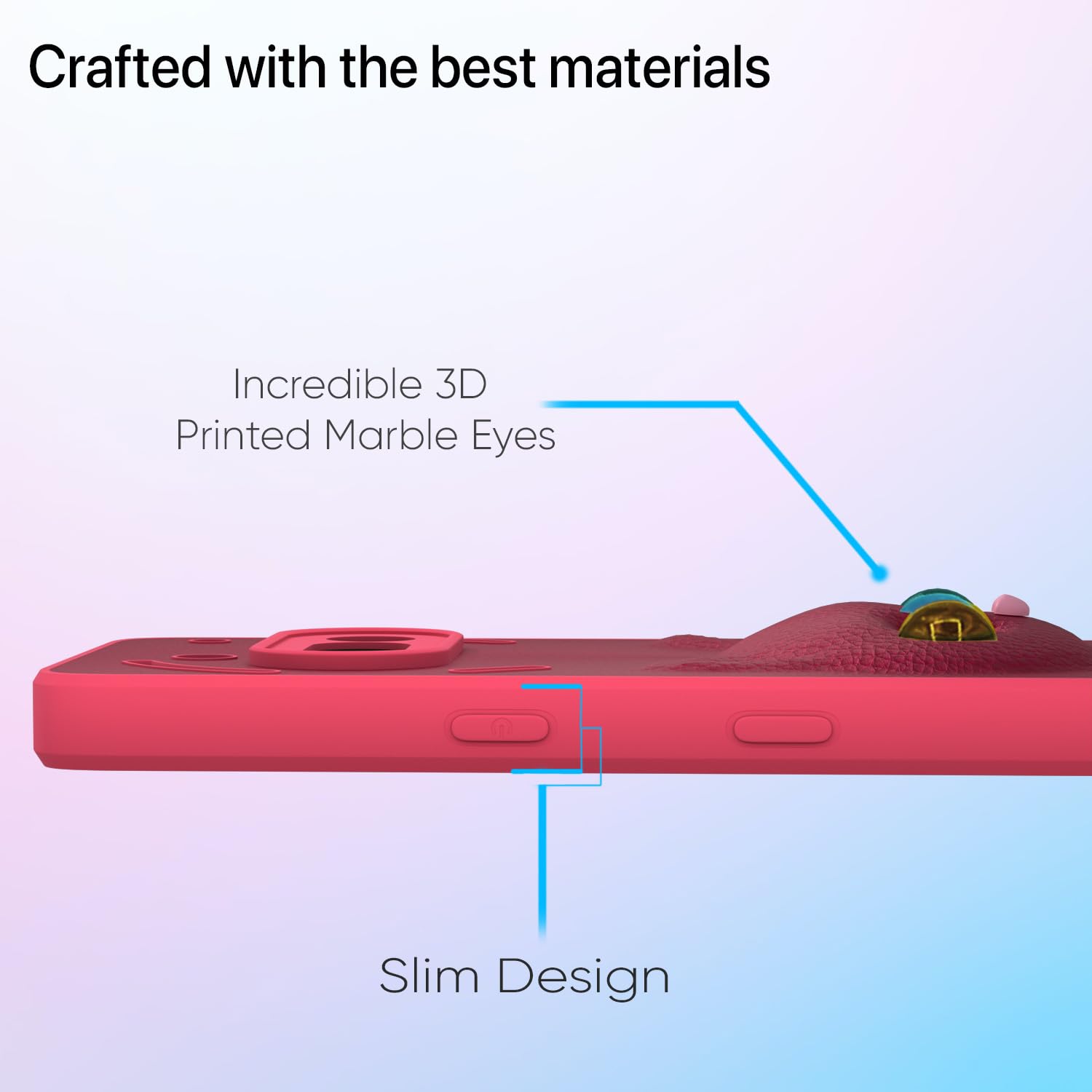 Pikkme Nothing Phone 3a 5G Kitty Back Cover (Pink)