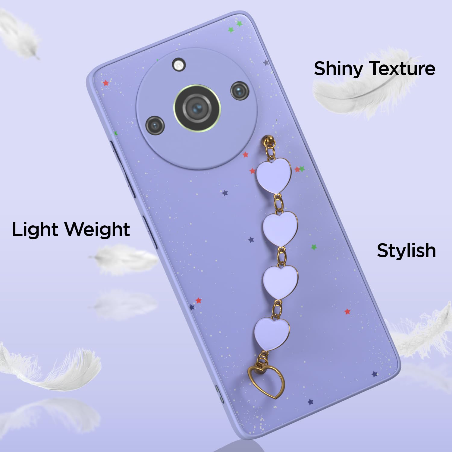 Pikkme Realme 11 Pro/11 Pro Plus 5G/Narzo 60 Pro 5G Chain purple phone cover – photo 4