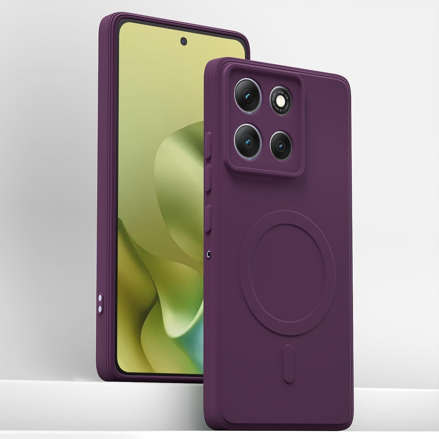 Purple MagSafe mobile cover for Moto G86 Power 5G – Pikkme – photo 2