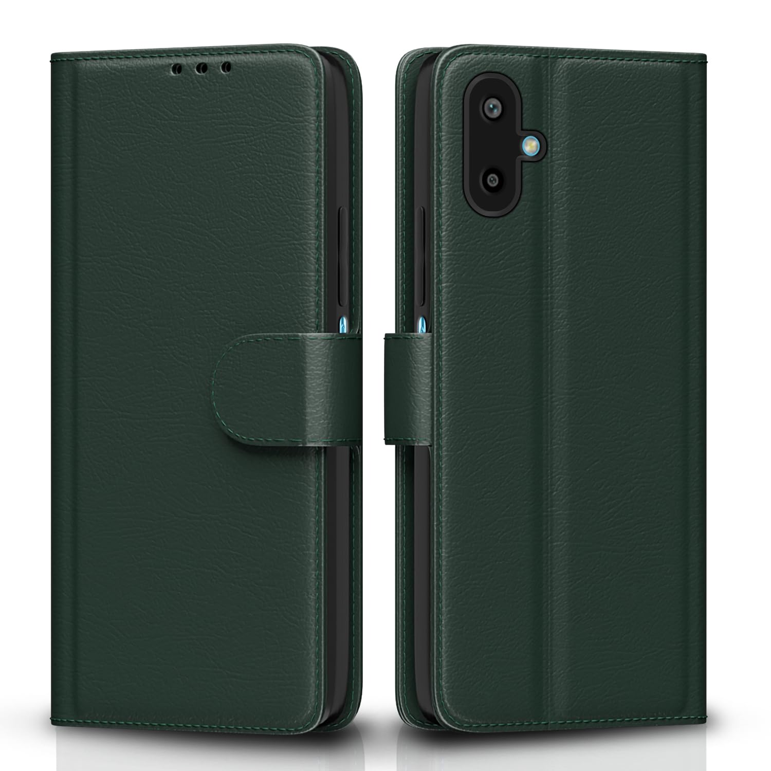 Pikkme Samsung Galaxy F06 5G / M06 5G Vintage Flip Cover (Green)