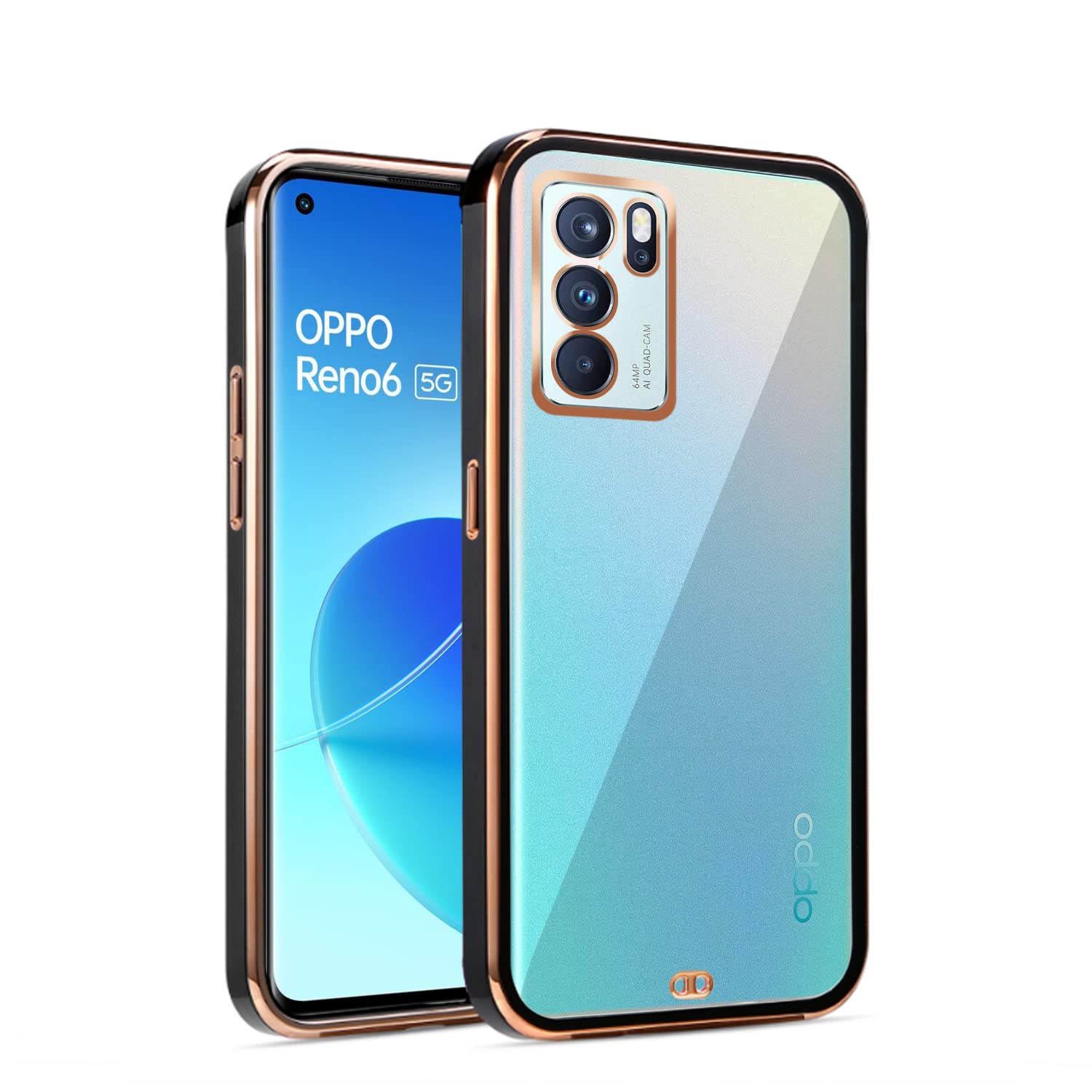 Black Chrome phone cover for Reno 6 5G – Pikkme