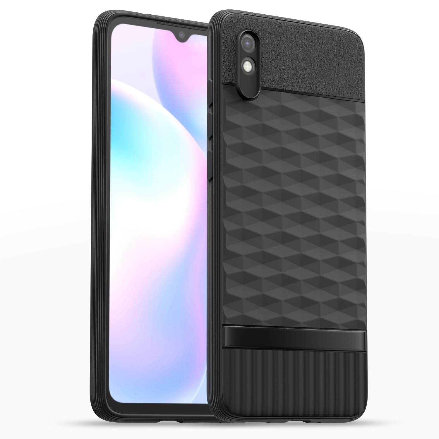 Redmi 9A / 9i / 9A Sport Gencase Back Cover - Black
