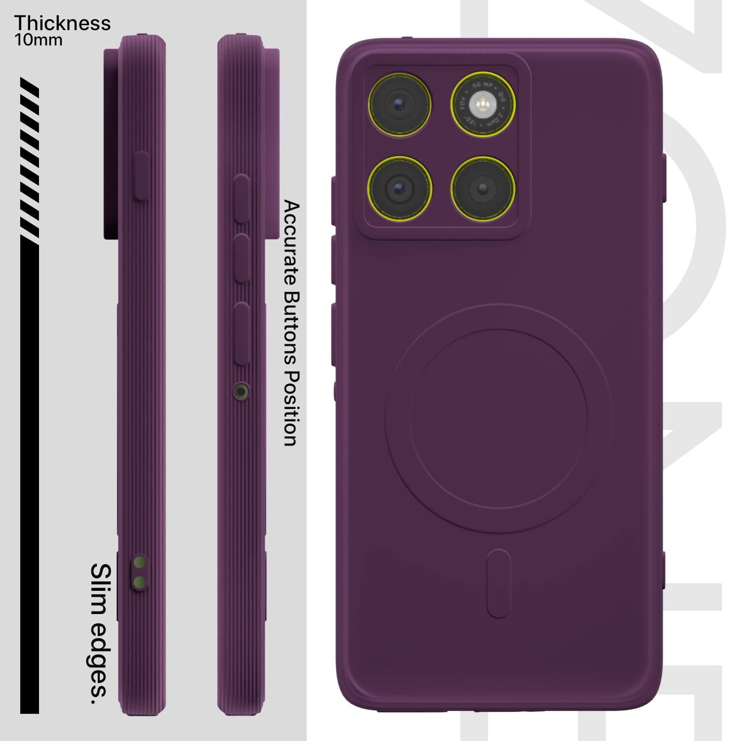 Purple mobile cover for Moto Edge 70 5G – Pikkme – photo 3