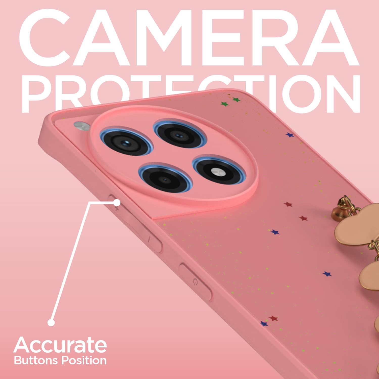 Pikkme OnePlus 12R 5G Chain pink back cover – photo 3