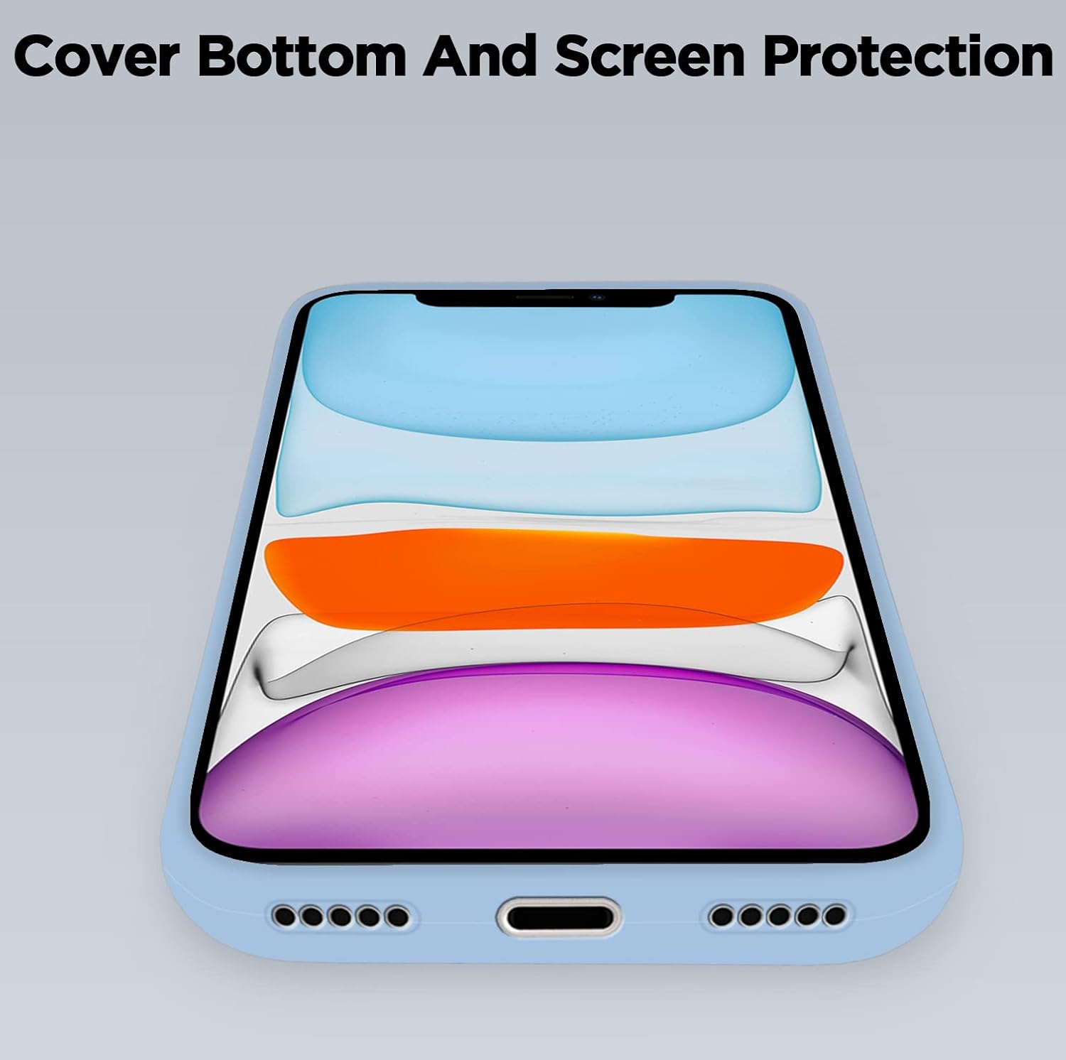Pikkme iPhone 11 Super Soft Silicone Back Cover (Sierra Blue)