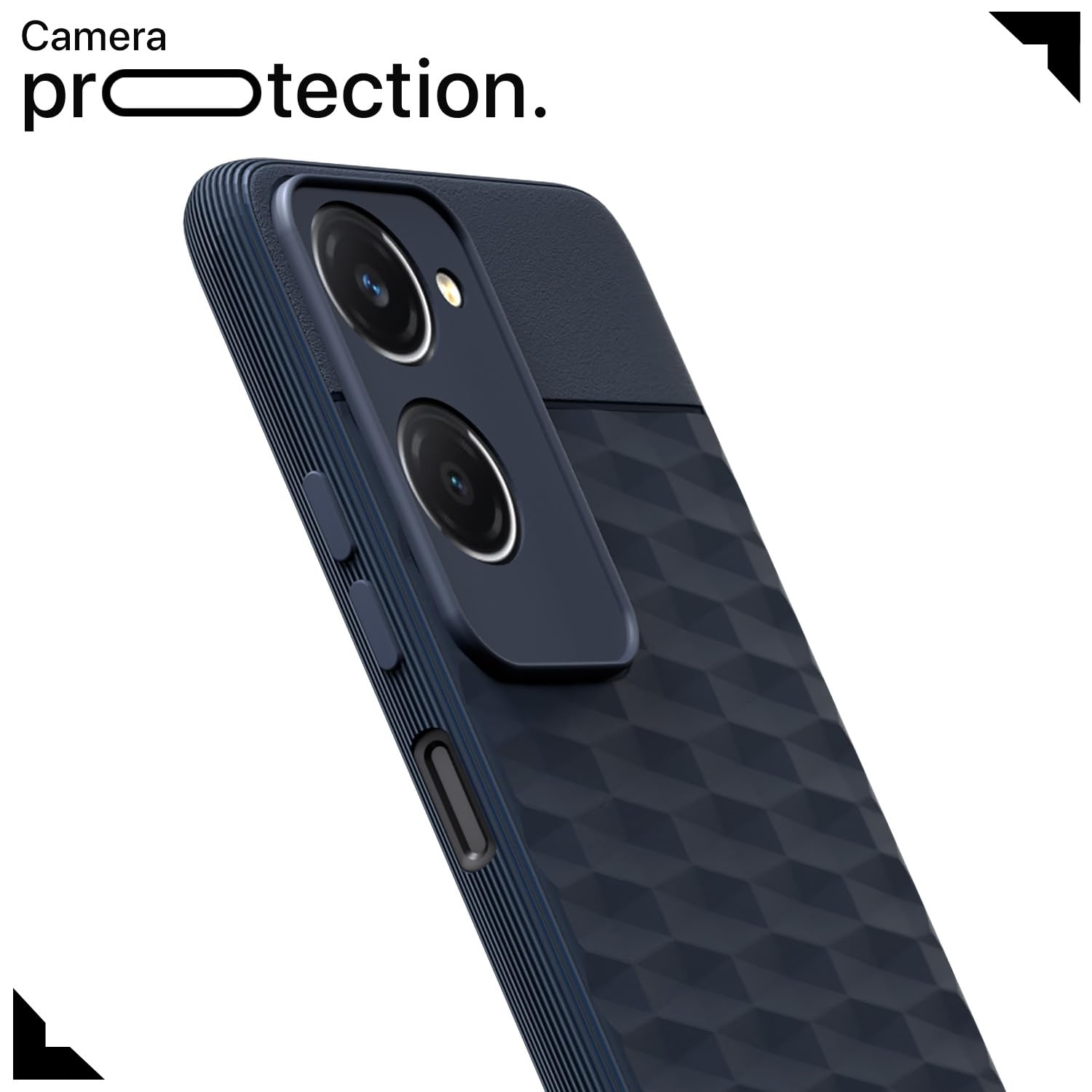 Pikkme iQOO Z9 Lite 5G / Vivo T3 Lite 5G / Vivo Y18 / Y18e / Y03 Gencase Back Cover (Blue)