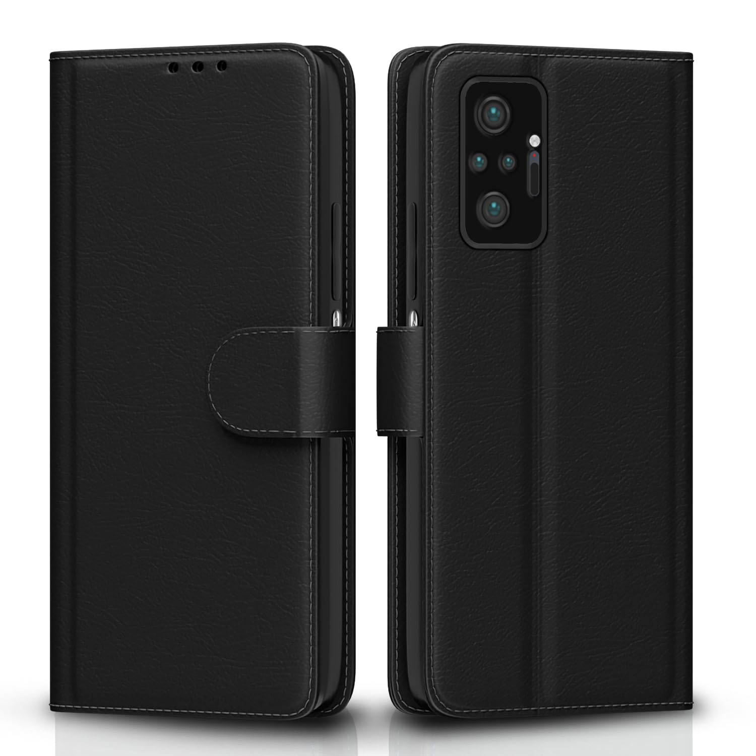 Black flip cover for Redmi Note 10 Pro/Note 10 Pro Max – Pikkme