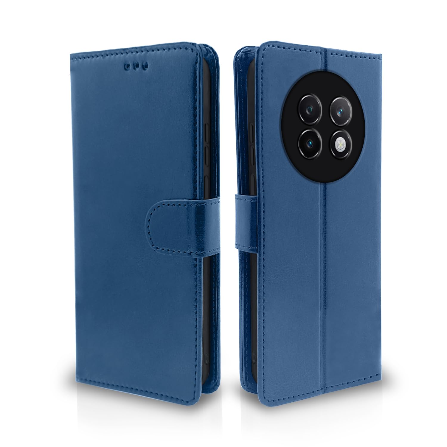 Pikkme Realme 13 Plus 5G Vintage Flip Cover (Blue)