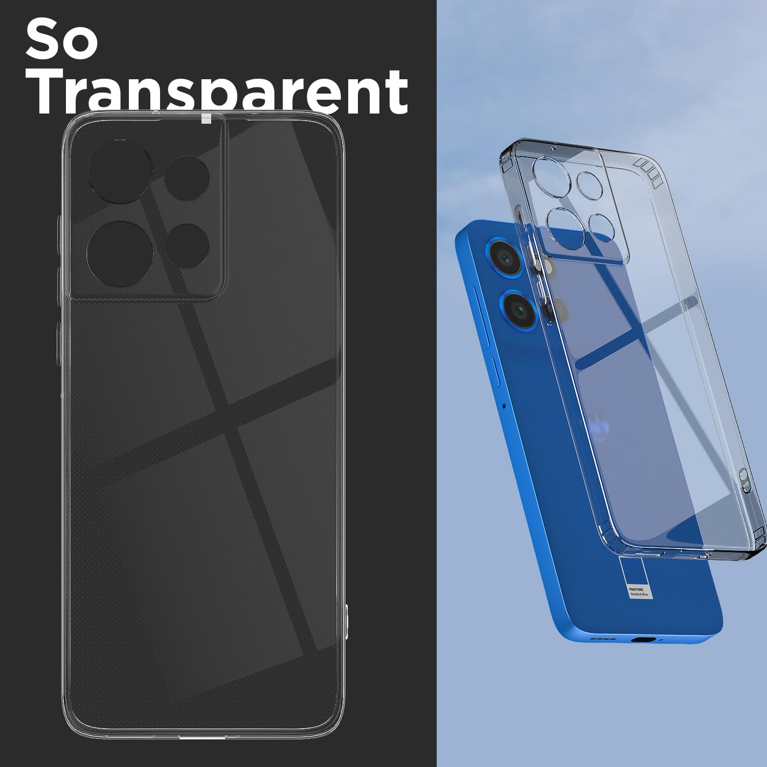 Transparent phone cover for Moto Edge 50 Neo 5G – Pikkme – photo 2