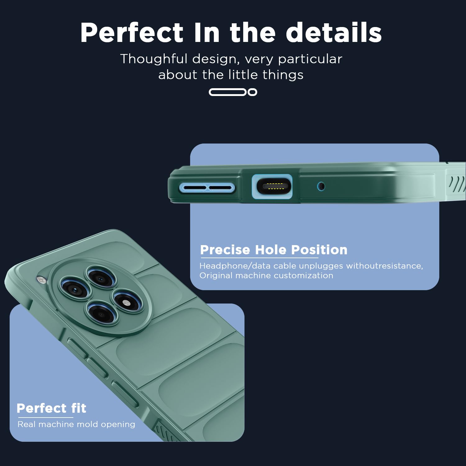 Pikkme OnePlus 12R 5G green phone cover – photo 2