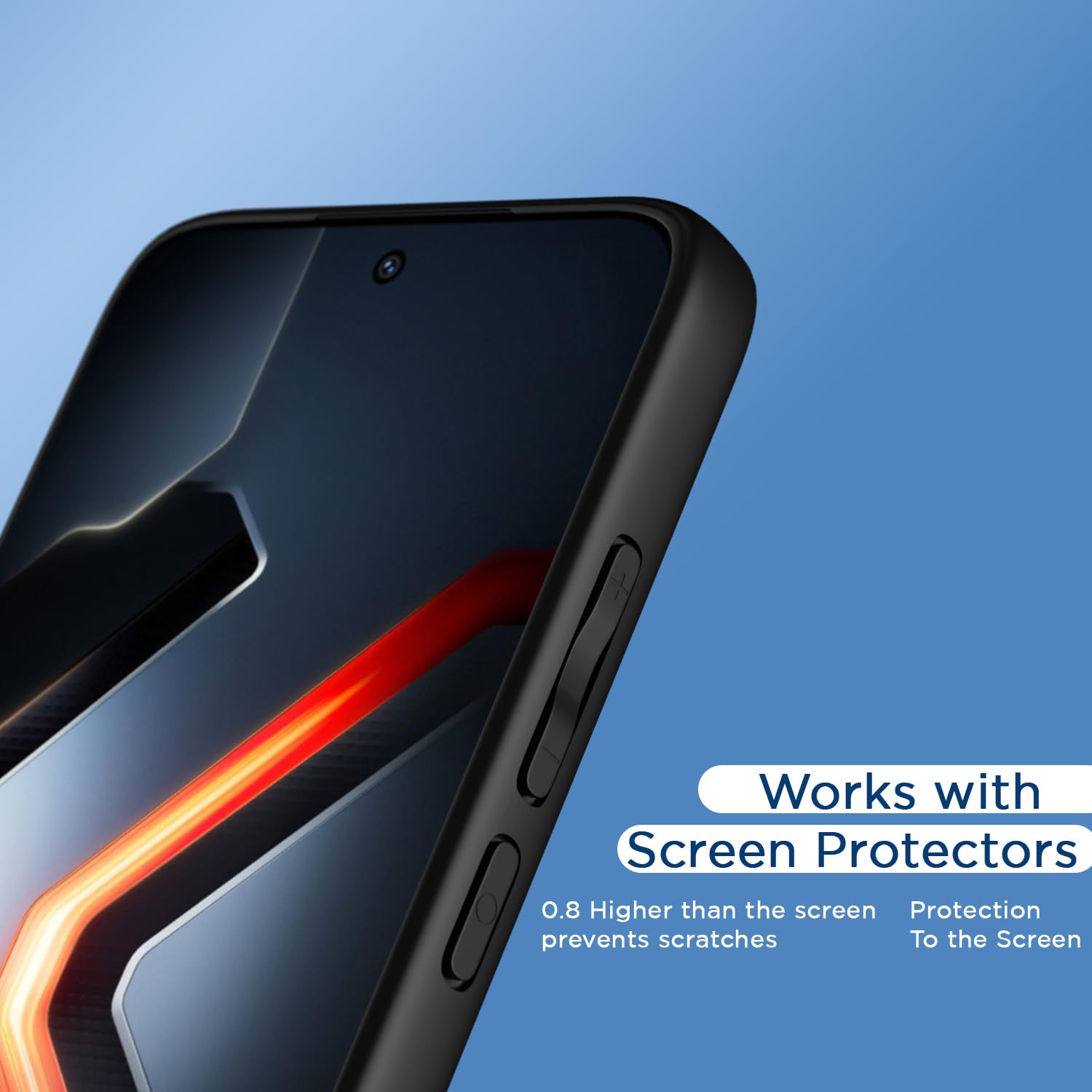 Pikkme Infinix GT 30 Pro 5G Eagle 2 Shockproof Sleek Hybrid Armor Back cover (Black)